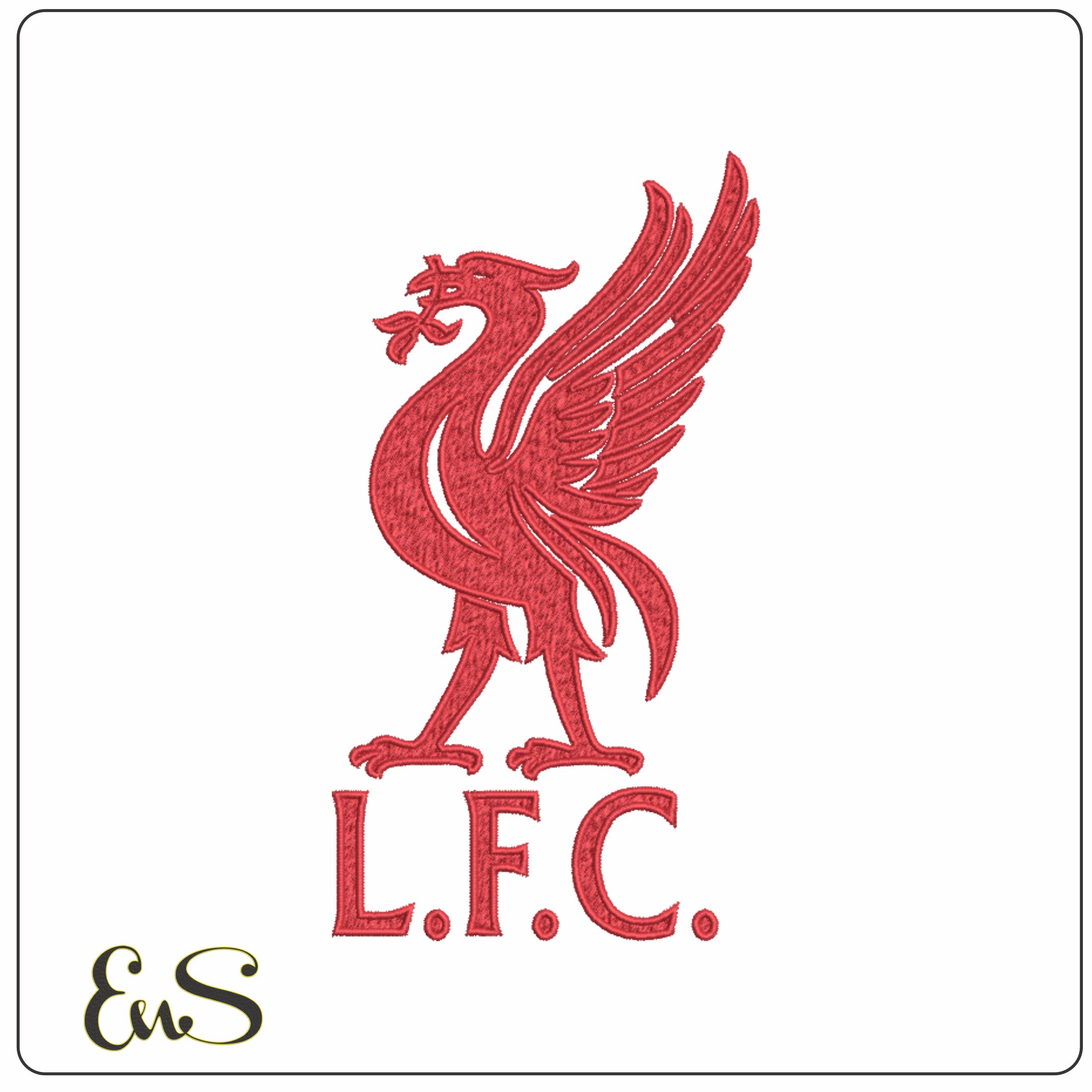 Liverpool Football Club - Liver Bird - Premier League embroidery design file - instant download