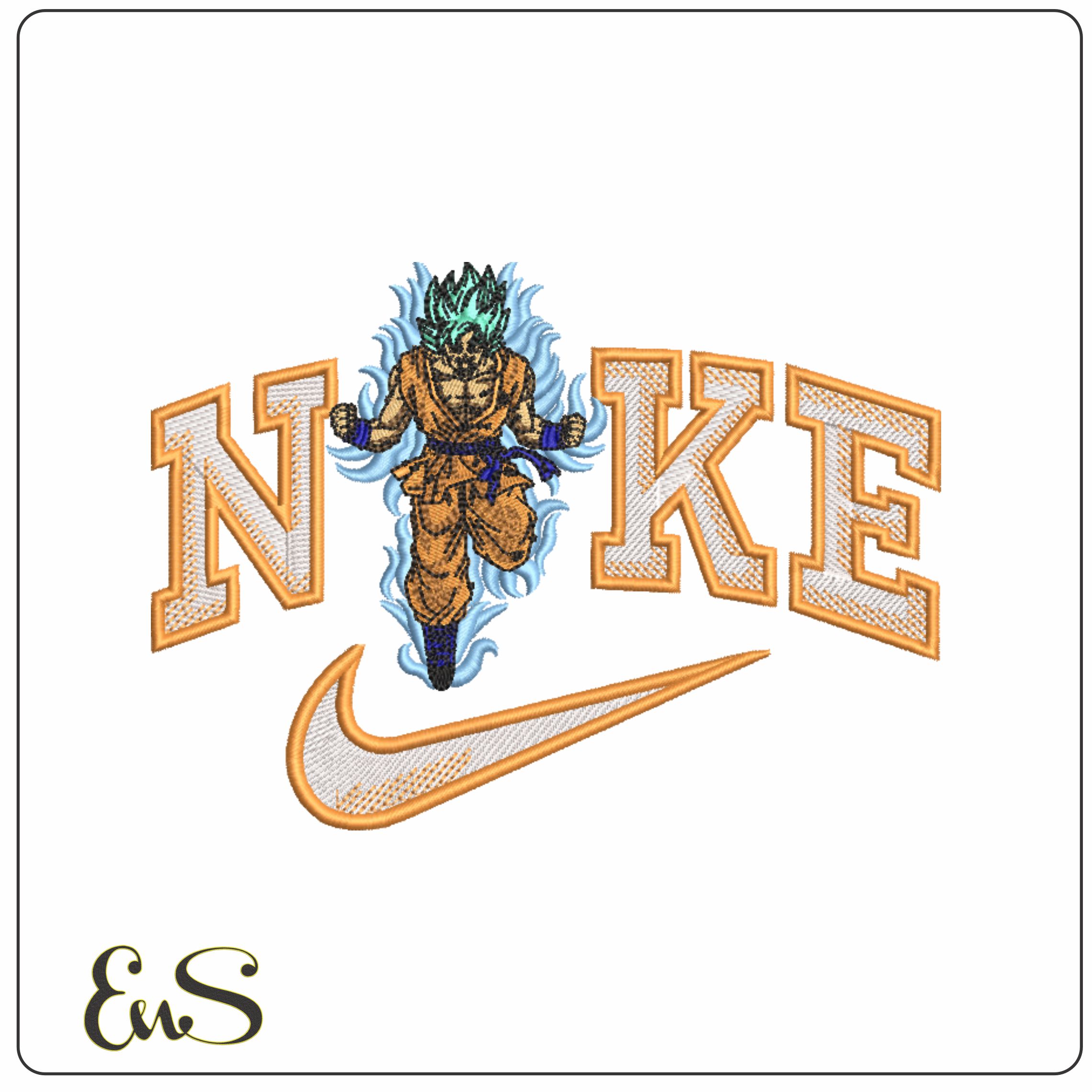 Nike Swoosh Guko - Dragon Ballz - Nike design file - instant download