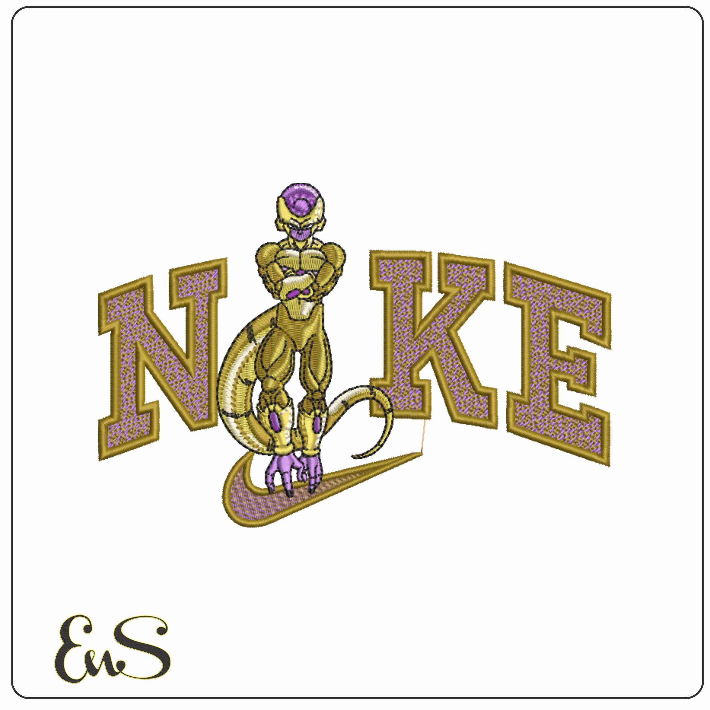 Nike Swoosh Golden Freiza - Dragon Ballz - Nike design file - instant download