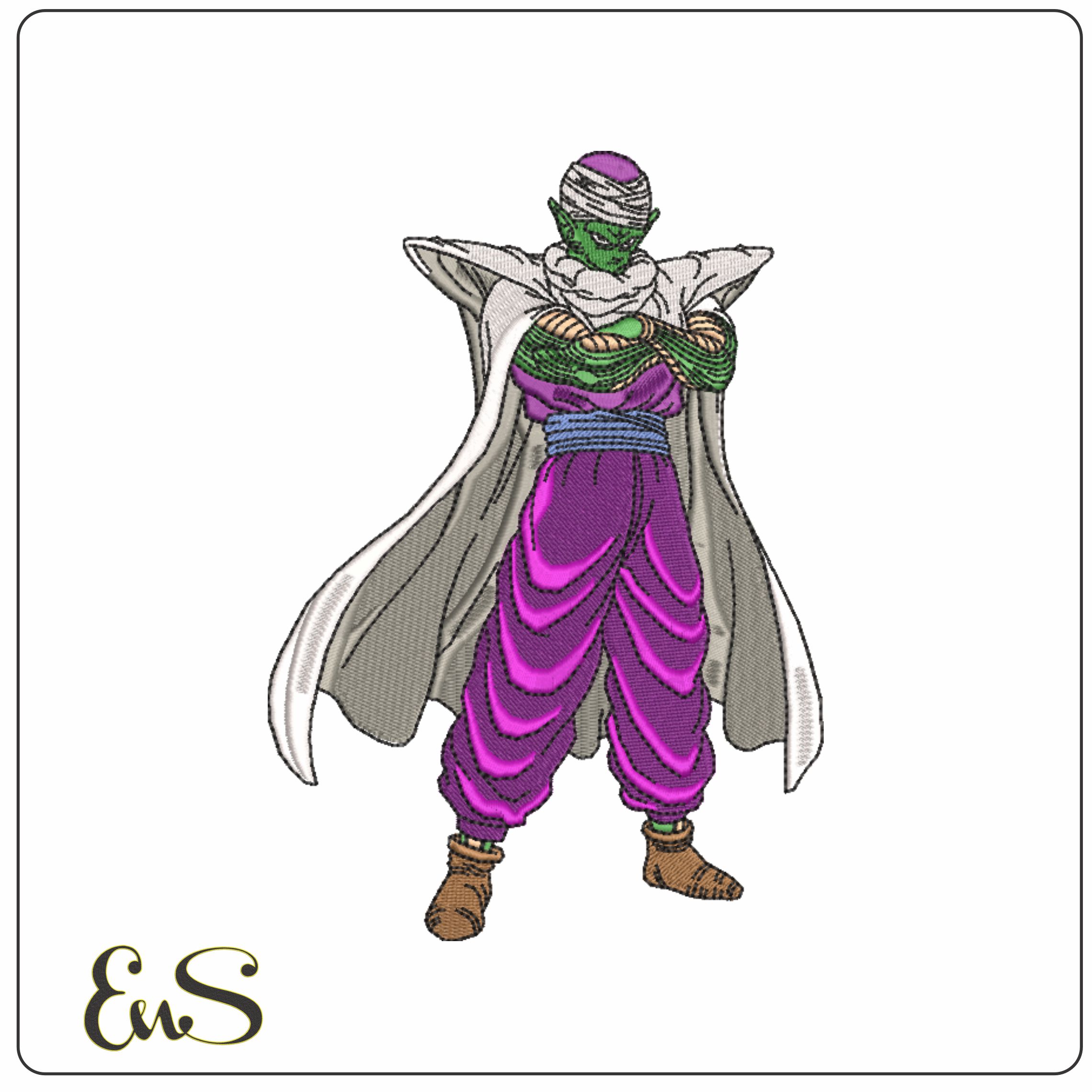 King Piccolo - Dragon Ballz - Nike design file - instant download