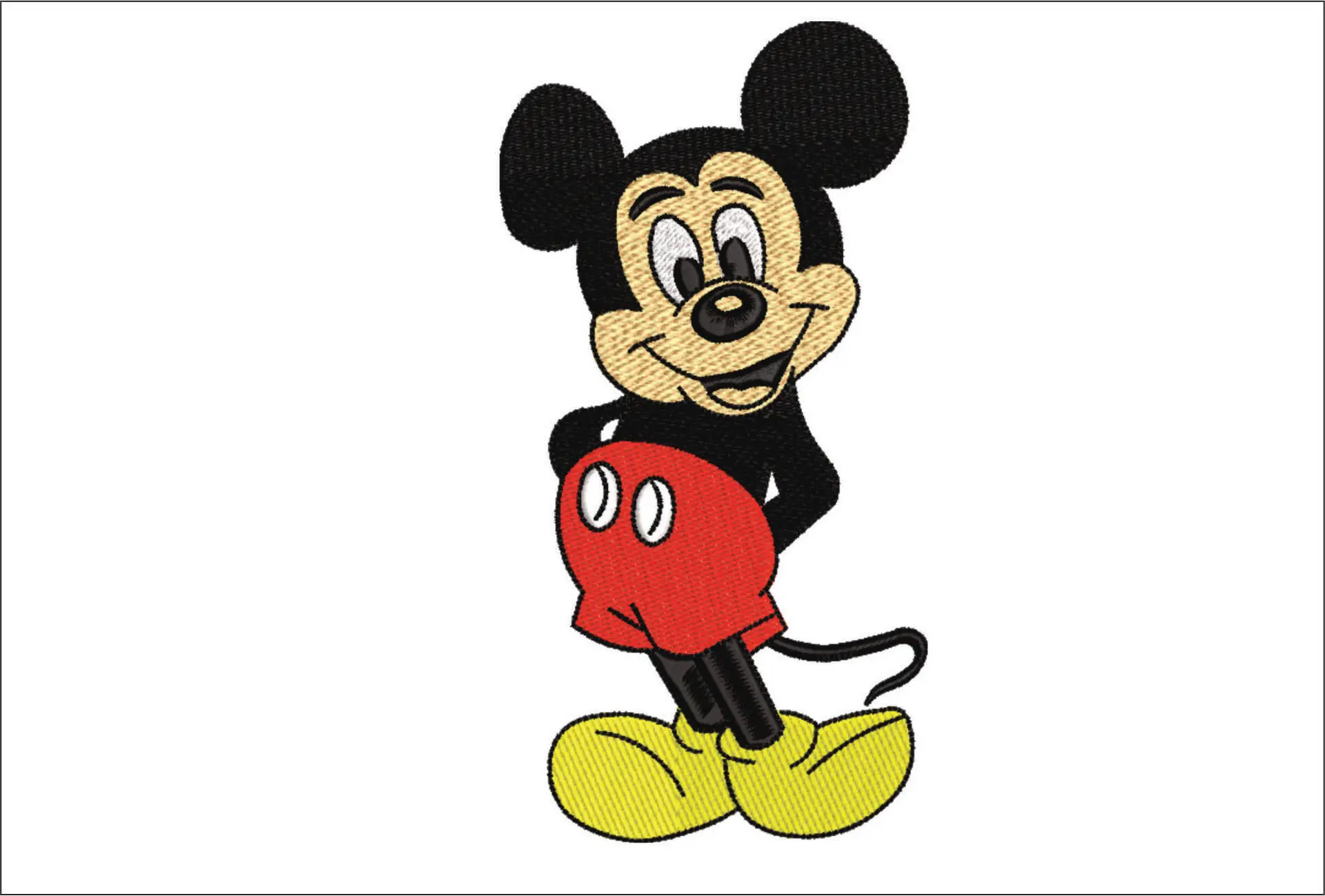 Mickey Mouse - embroidery design file - instant download