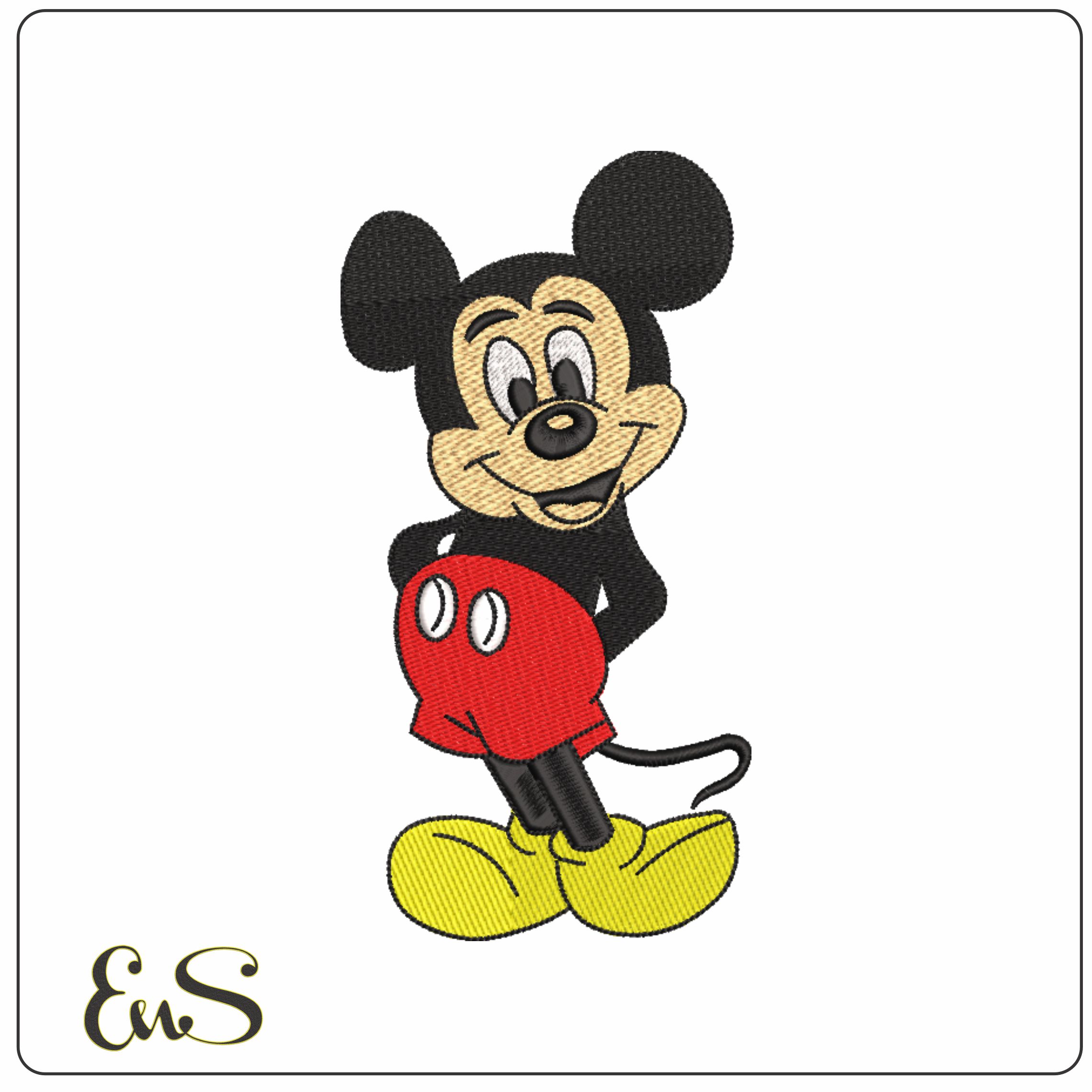 Mickey Mouse - embroidery design file - instant download