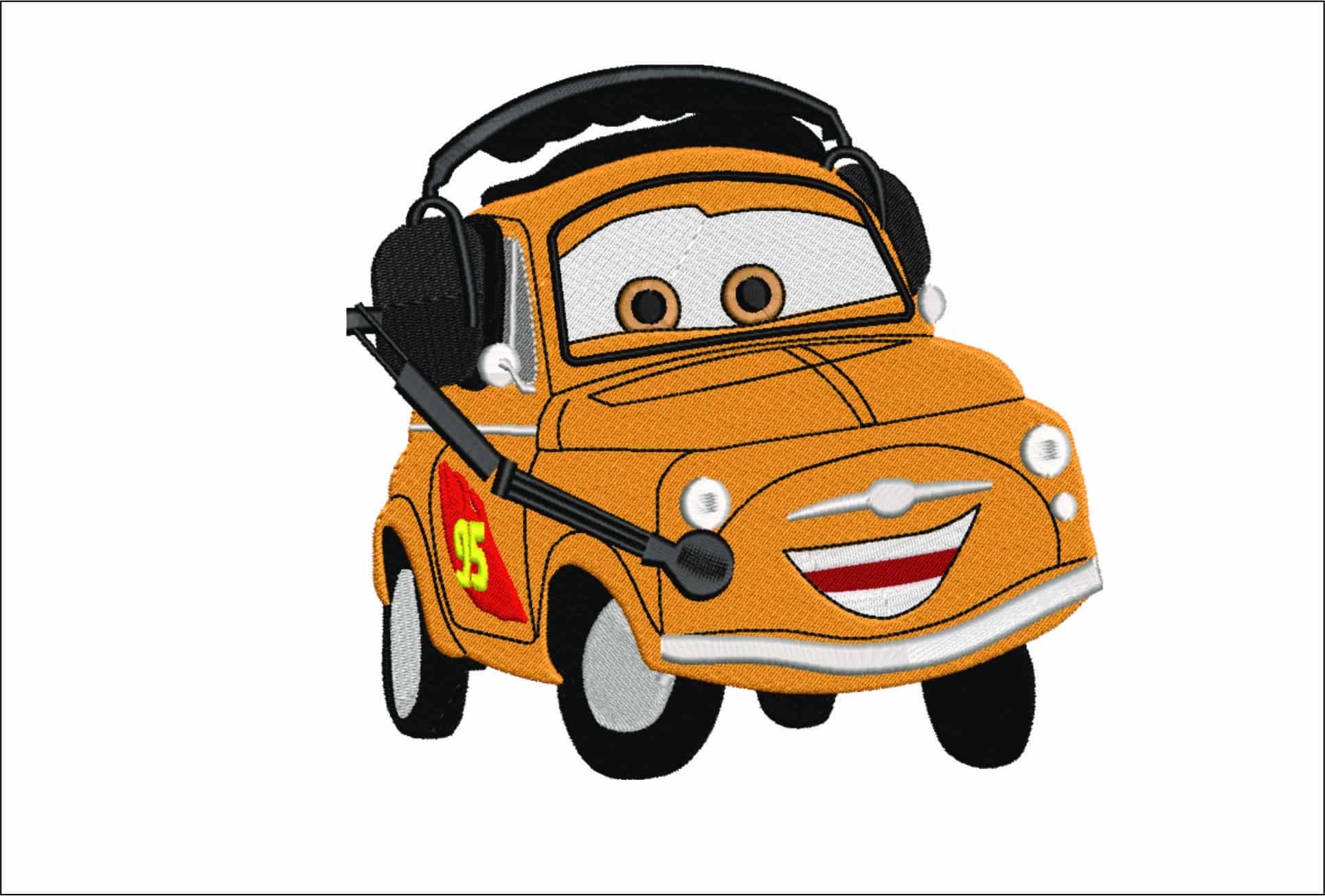 Cars - Luigi - Nike embroidery design file - instant download