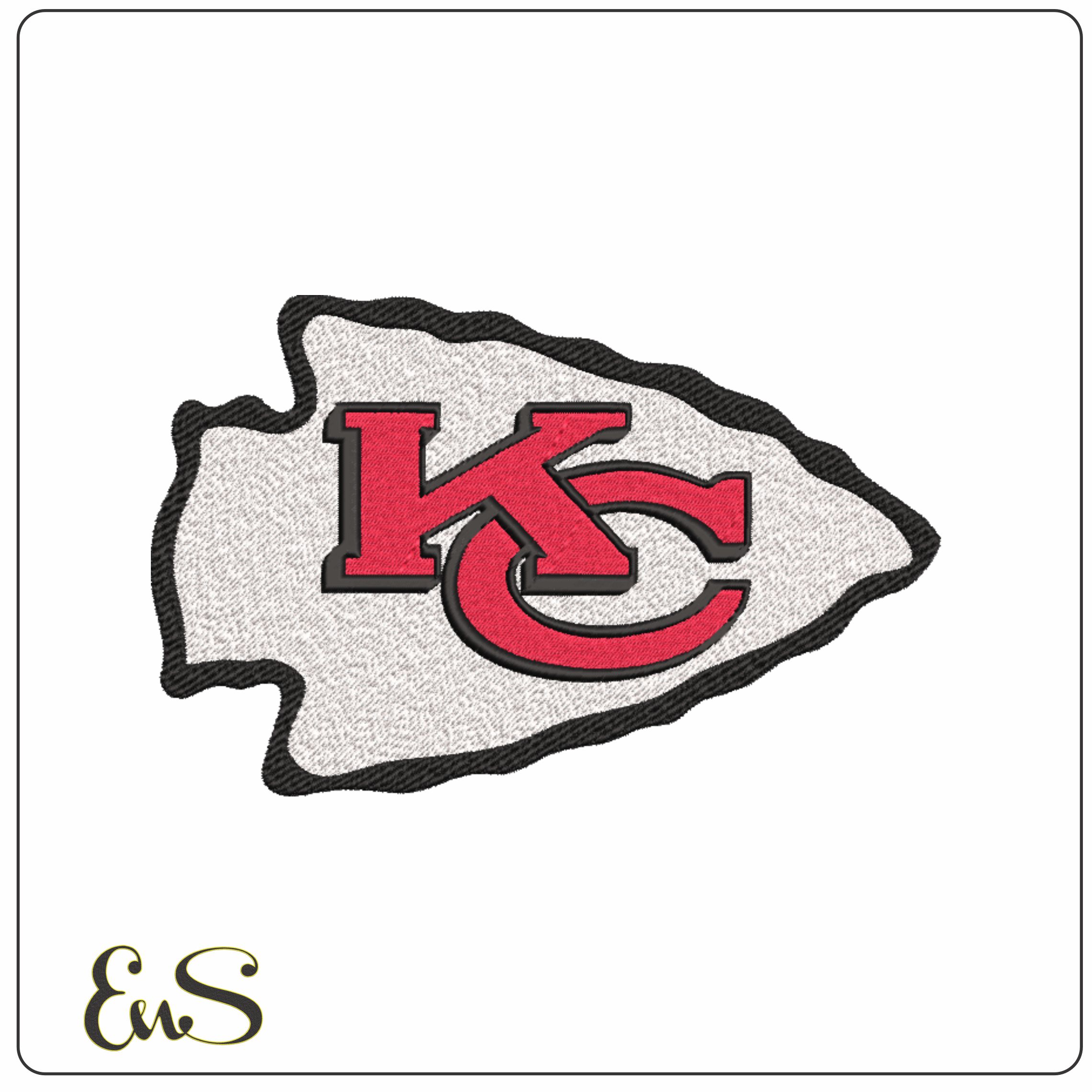 Kansas City Arrow Chiefs NFL City Scape-Arrowhead Stadium embroidery machine pattern embroidery file - instant download