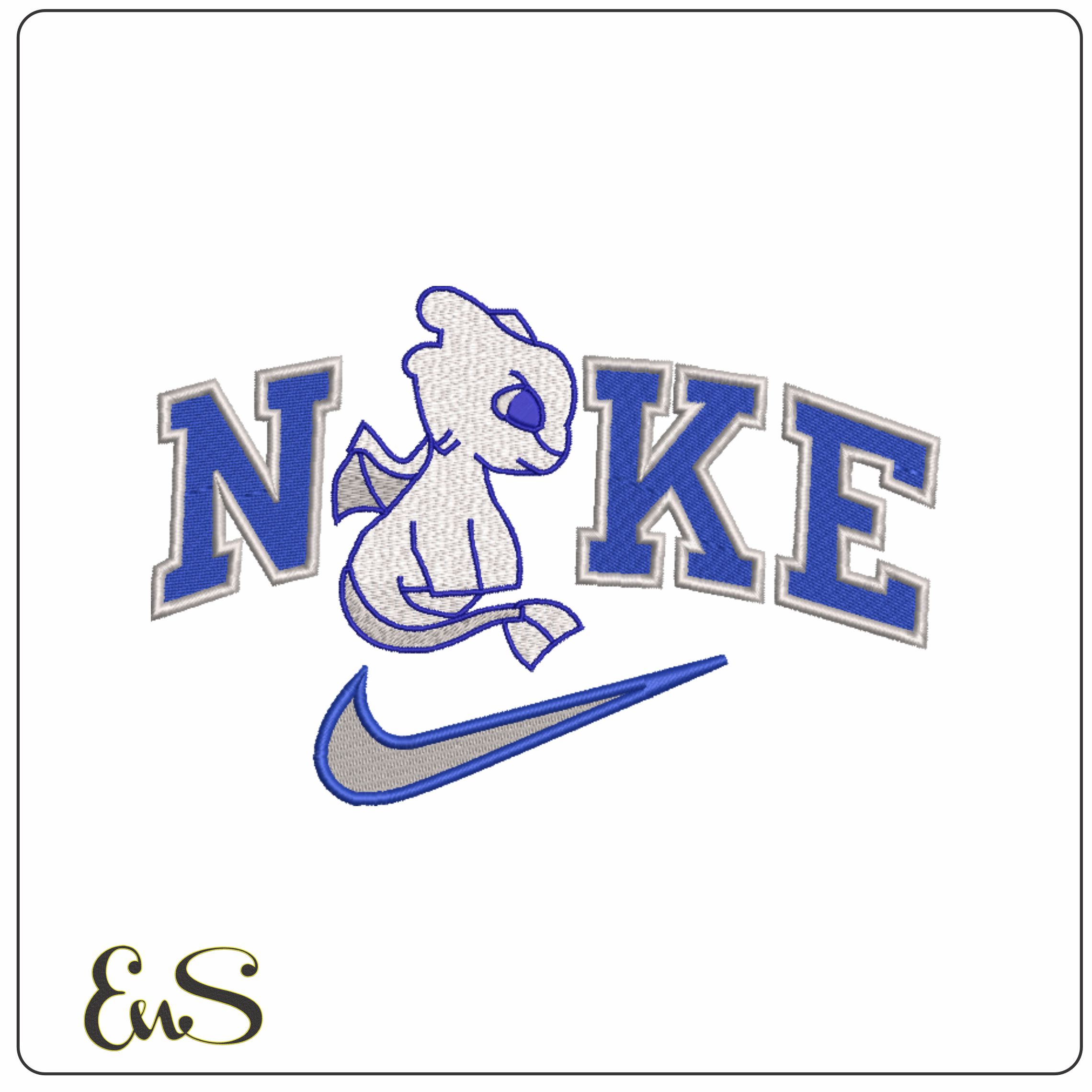 Nike Swoosh Light Fury - How to train a Dragon - Nike Disney Cartoon embroidery design file - instant download