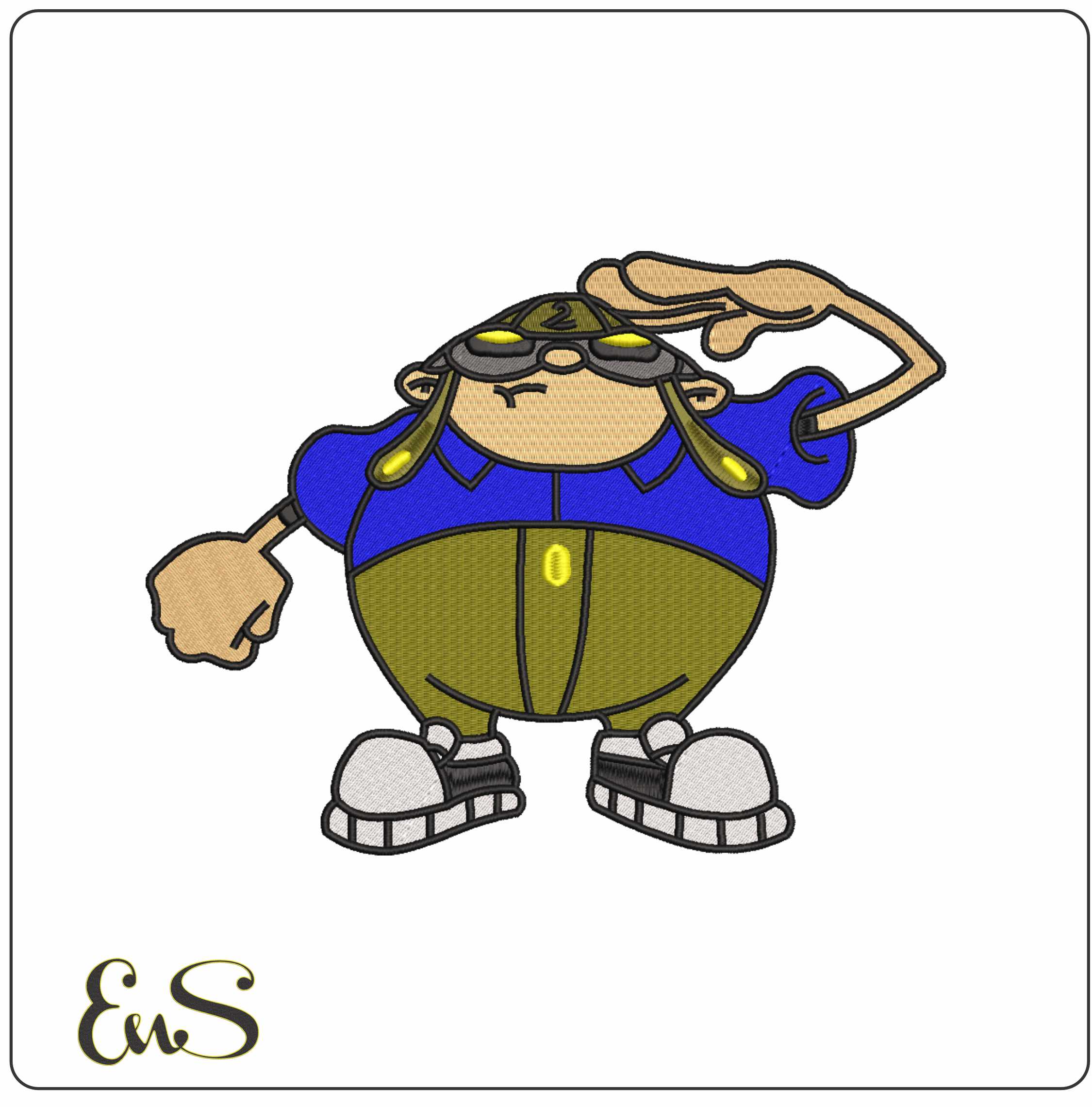 Numbuh 2 - Kid Next Door - Nike Cartoon embroidery design file - instant download