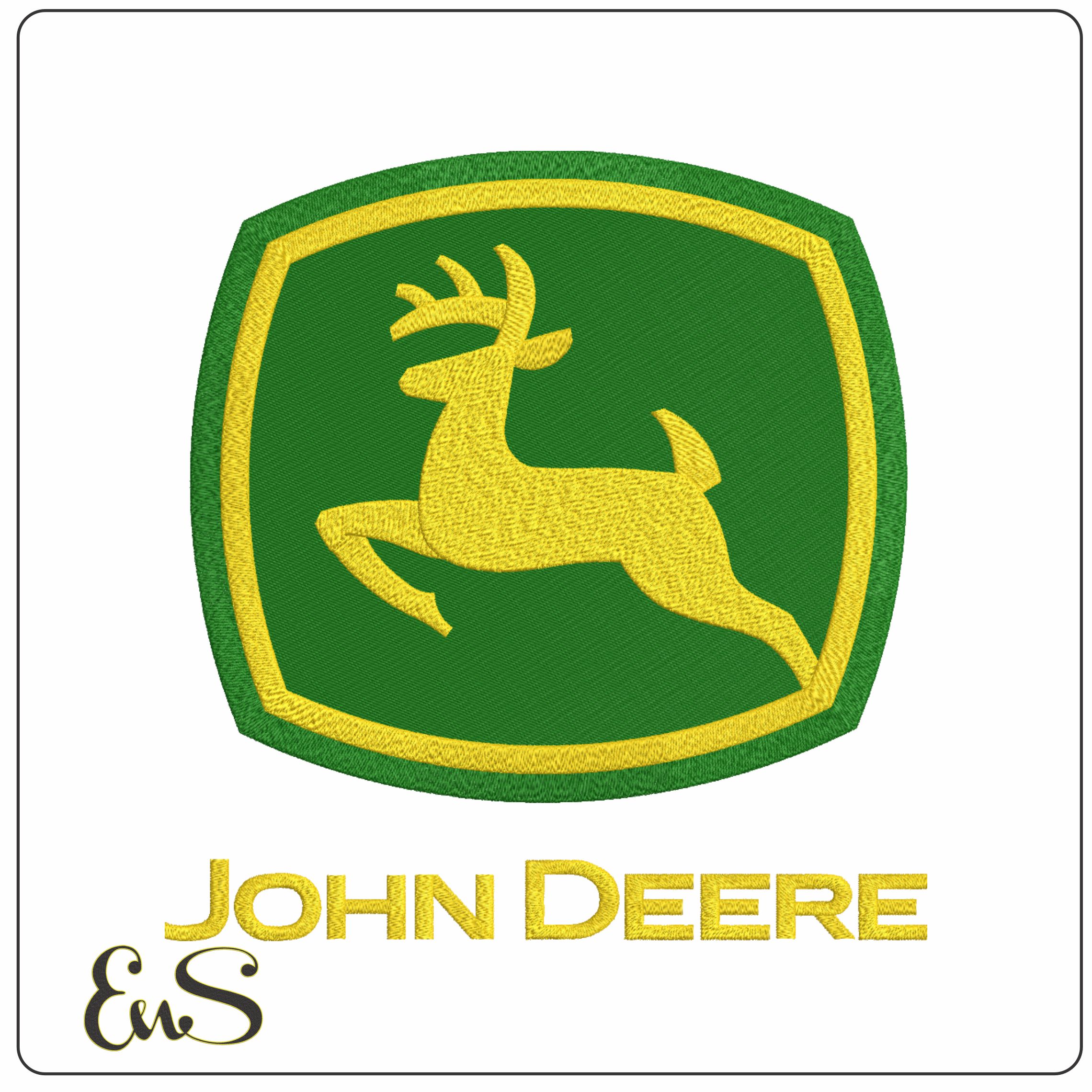 John Deere- Swoosh - Nike Car embroidery design - instant download