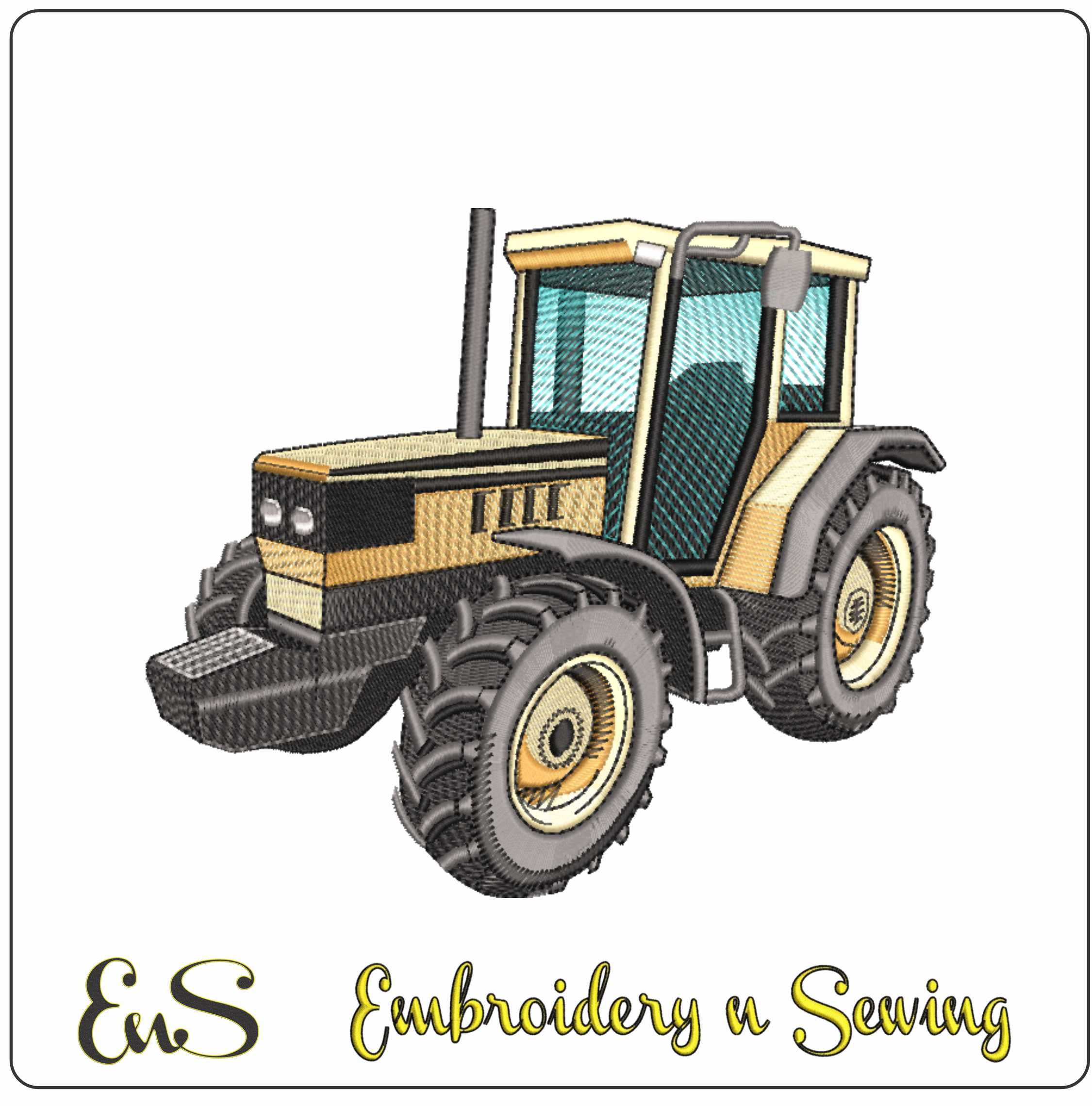 Tractor Lamborghini ss - Swoosh - Nike Car embroidery design - instant download