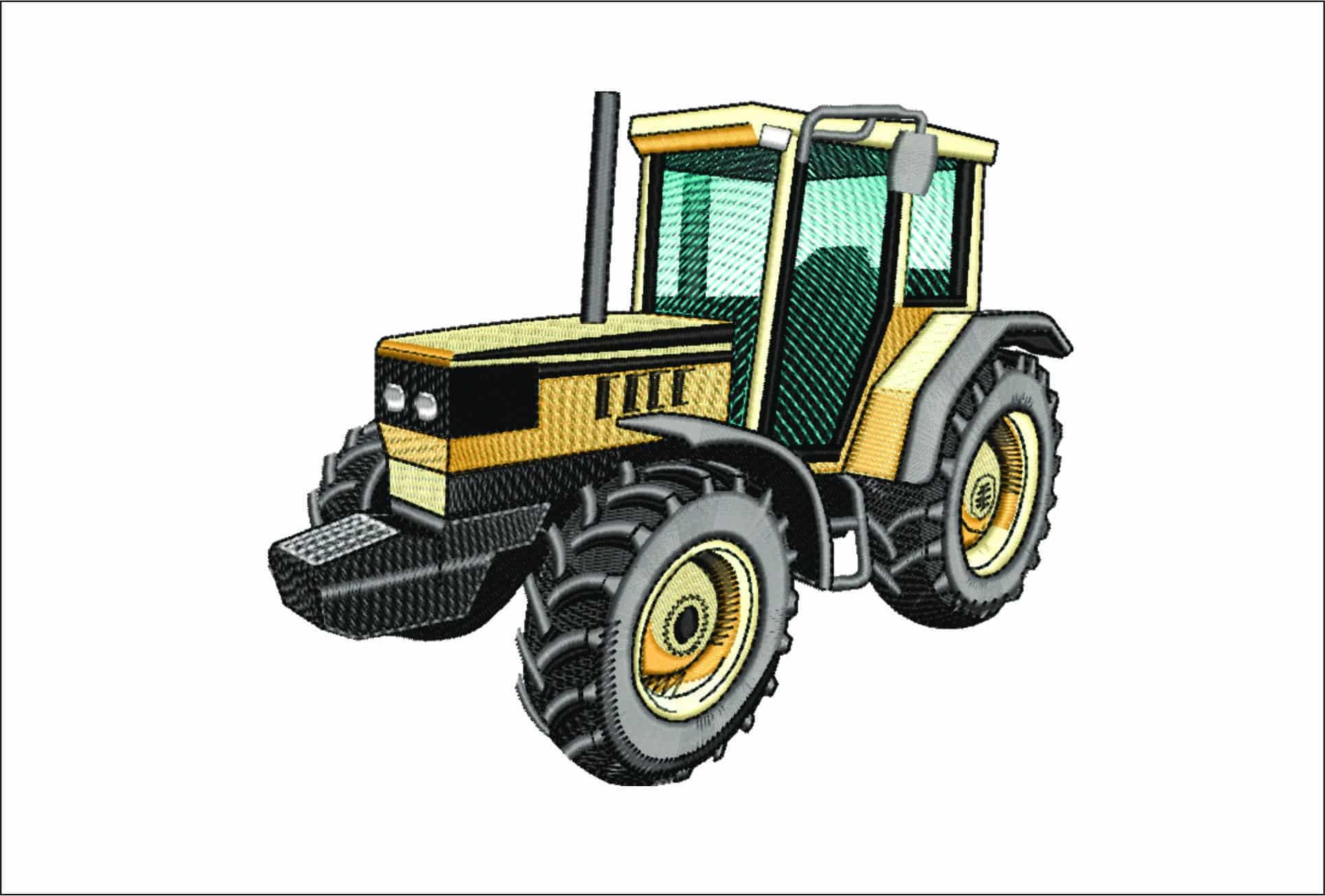 Tractor Lamborghini ss - Swoosh - Nike Car embroidery design - instant download