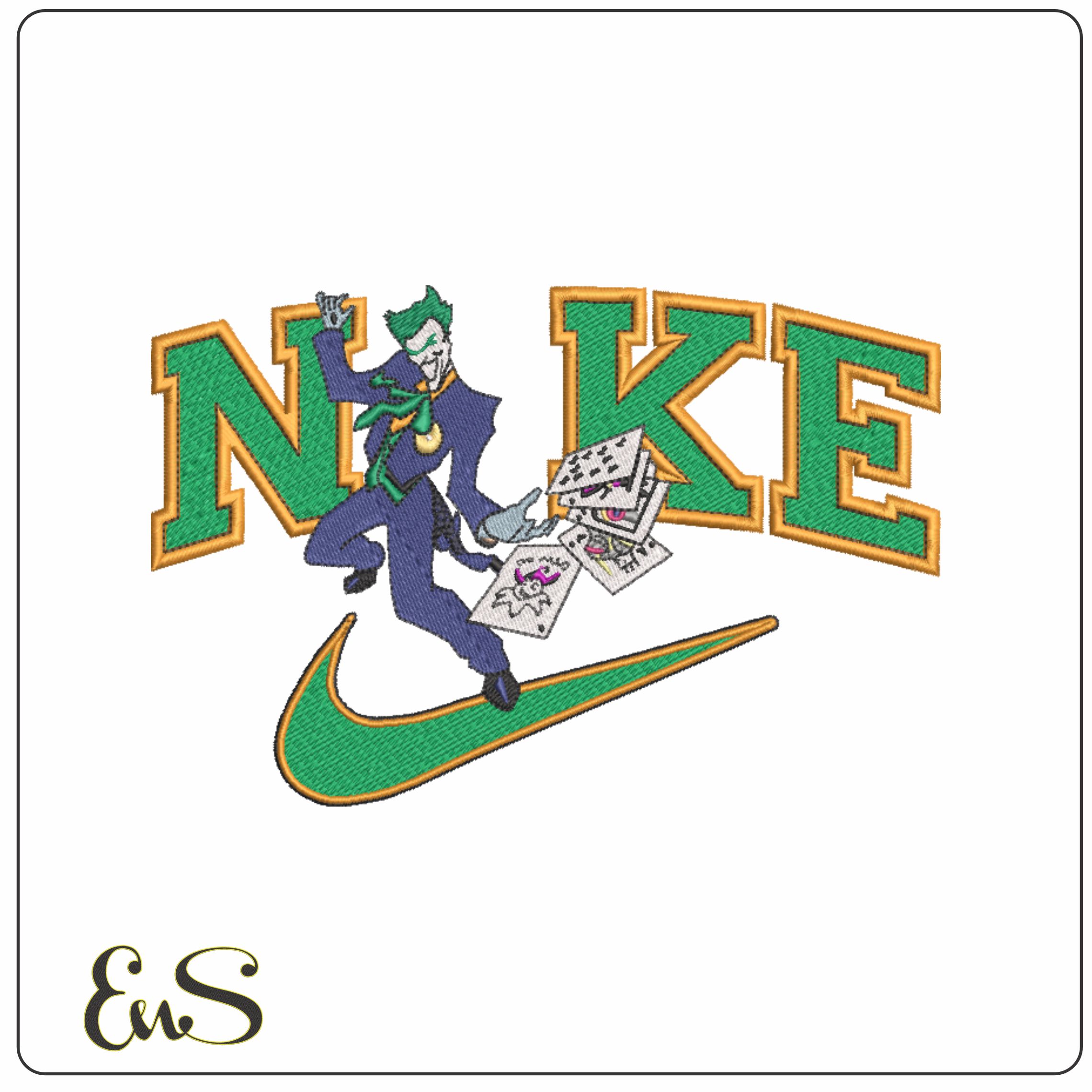 Nike Joke- Nike embroidery design file - instant download
