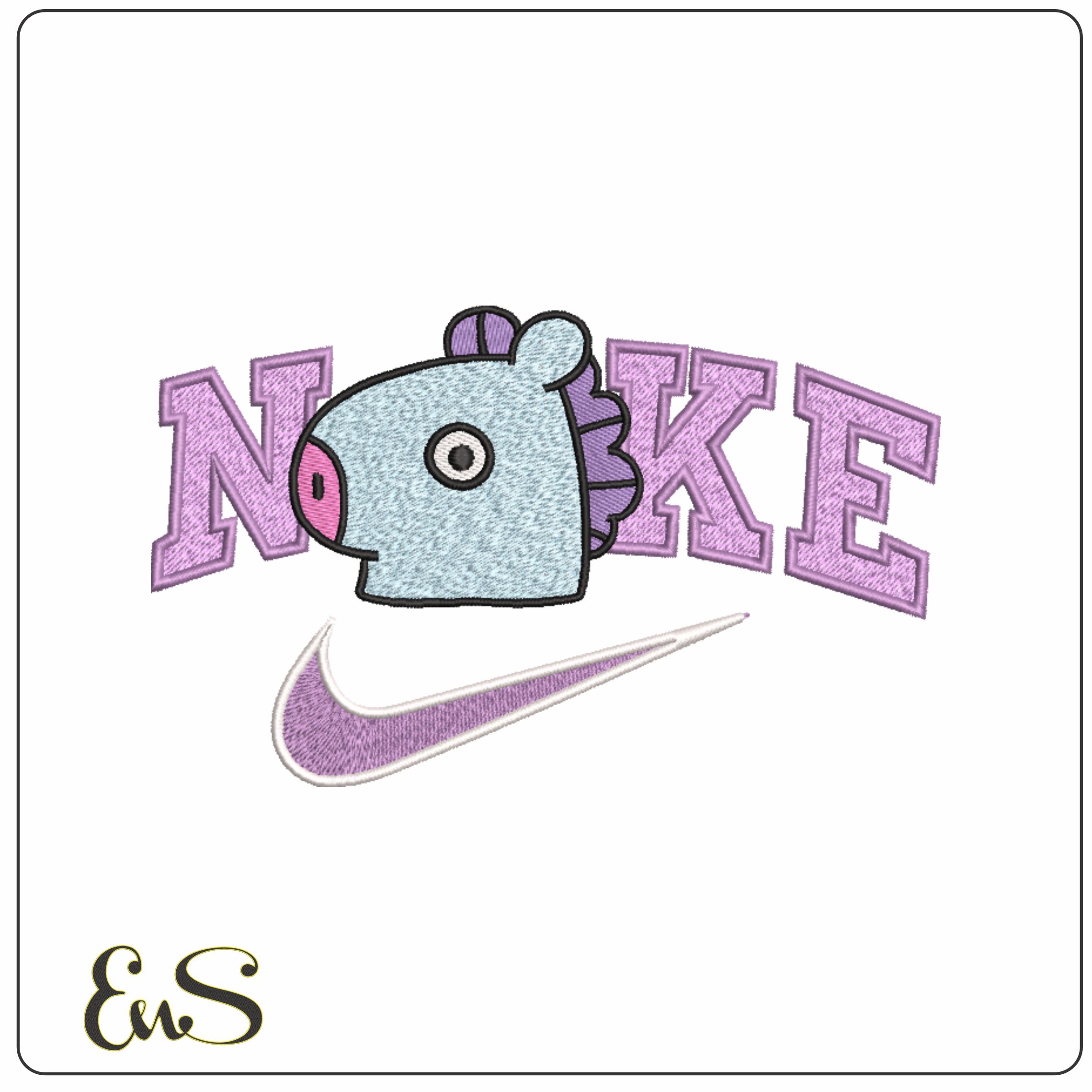 Nike Mang Side- Nike embroidery design file - instant download