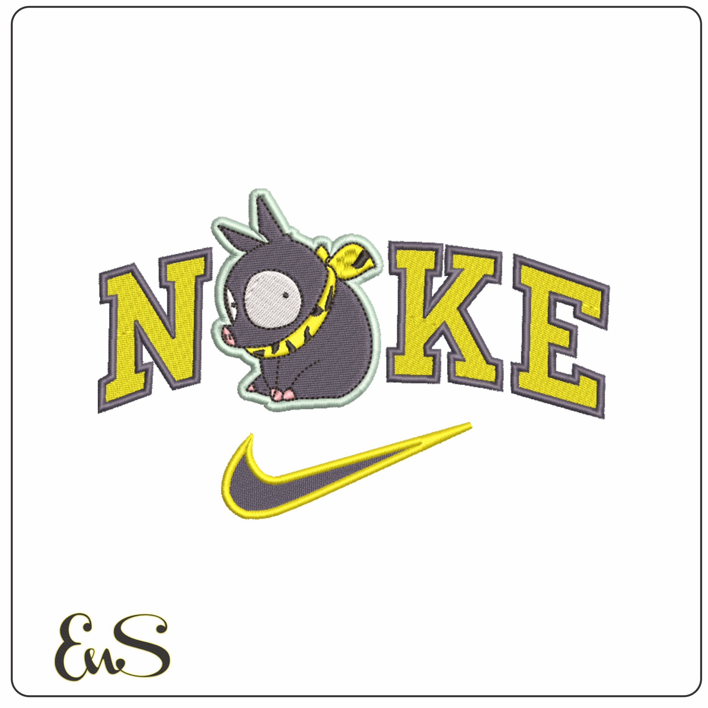 Nike P Chan Ranma-Nike embroidery design file - instant download