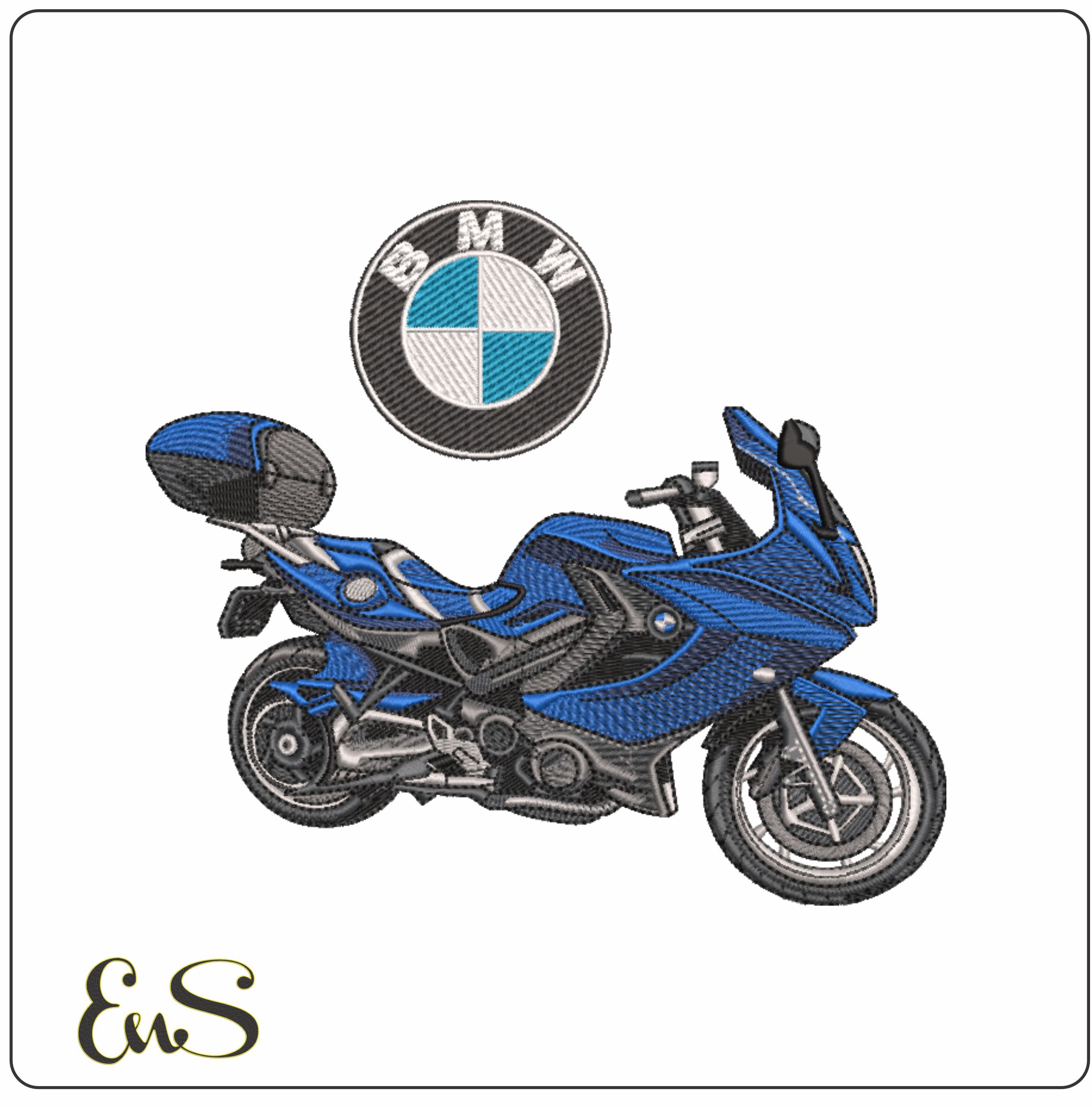 BMW F 800 GT With Logo- Elegant embroidery design file - instant download