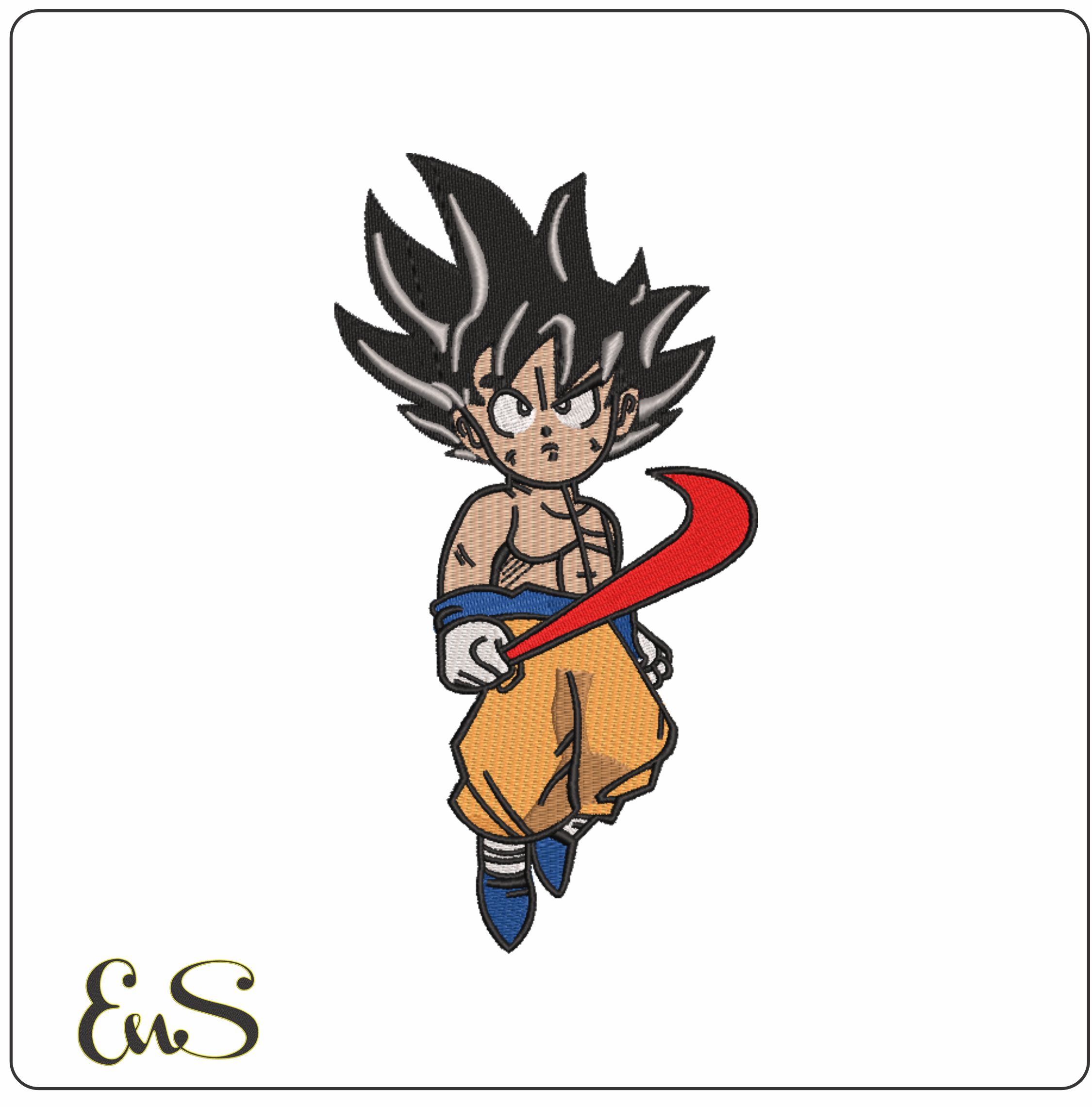 Guko with Swoosh Sword- Elegant embroidery design file - instant download