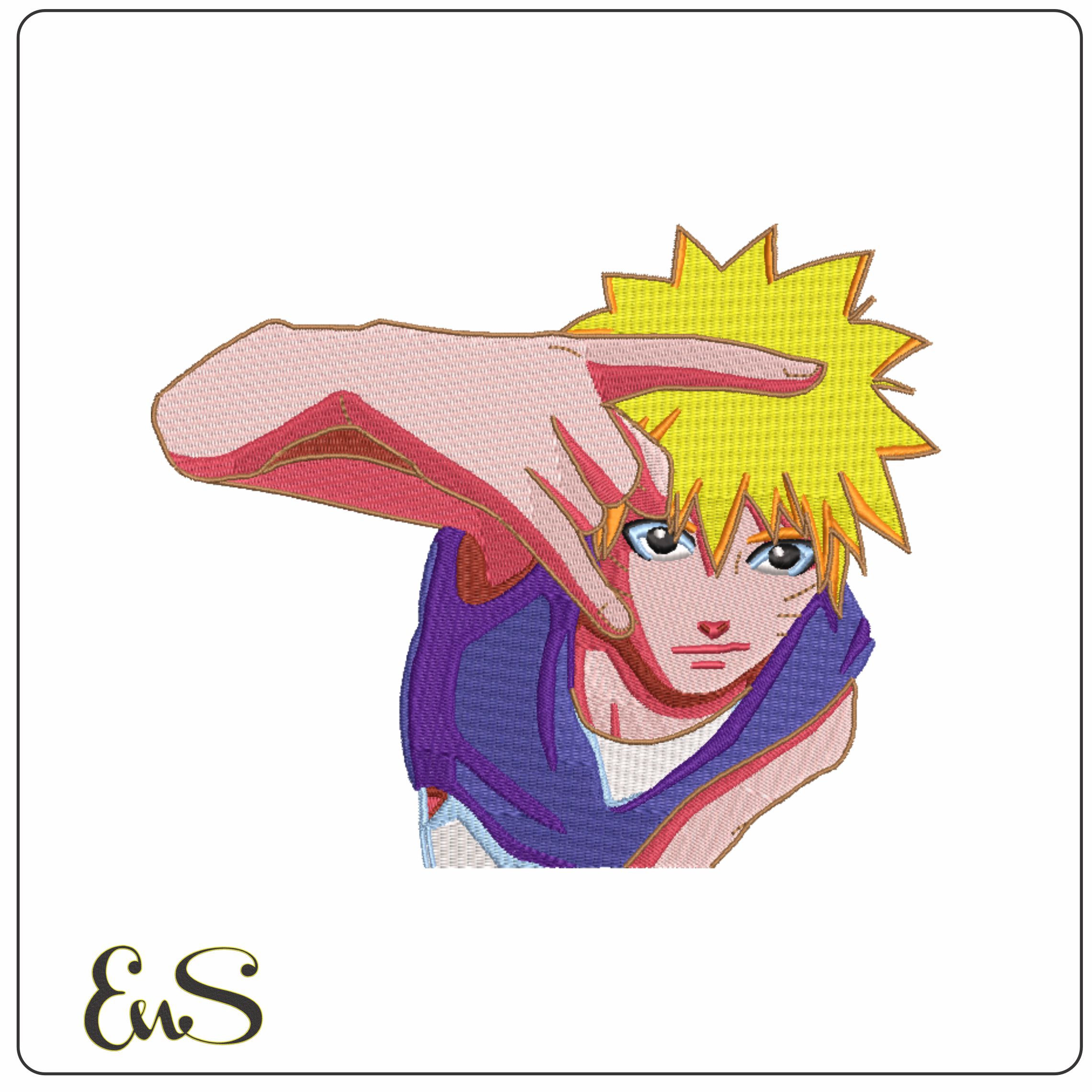 Naruto- Elegant embroidery design file - instant download