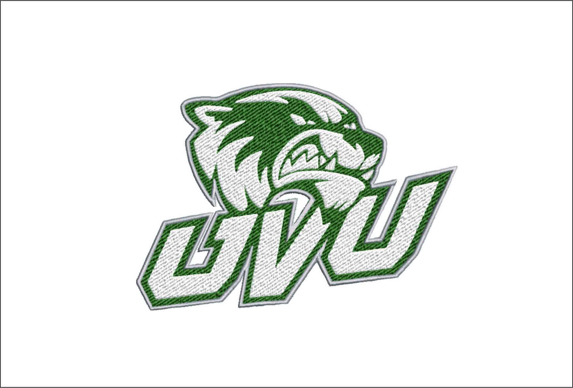 Utah-Valley-Wolverines-Logo- Elegant embroidery design file - instant download