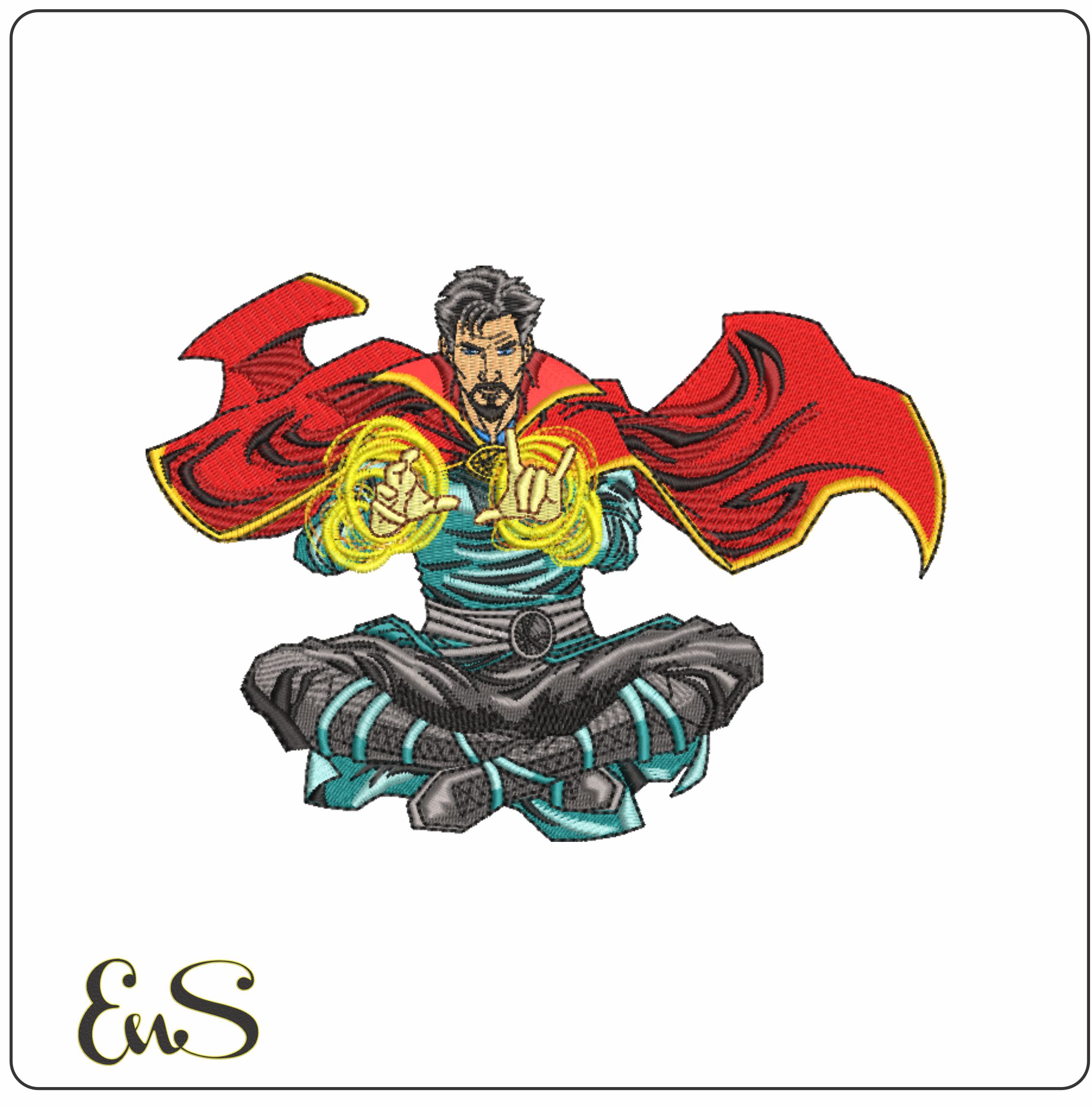 Dr Strange- Elegant embroidery design file - instant download