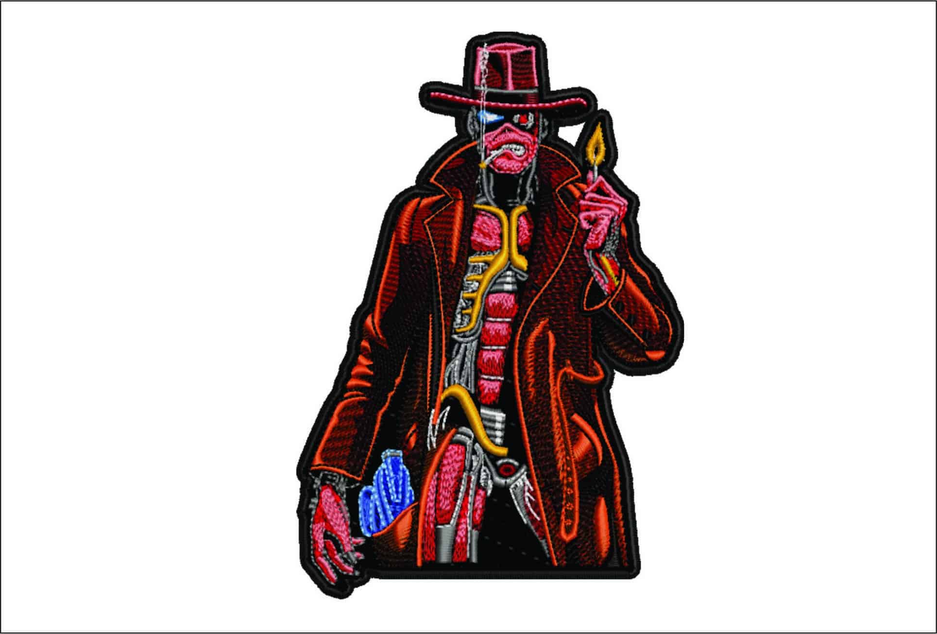 Eddie Stranger Iron Maiden- Elegant embroidery design file - instant download