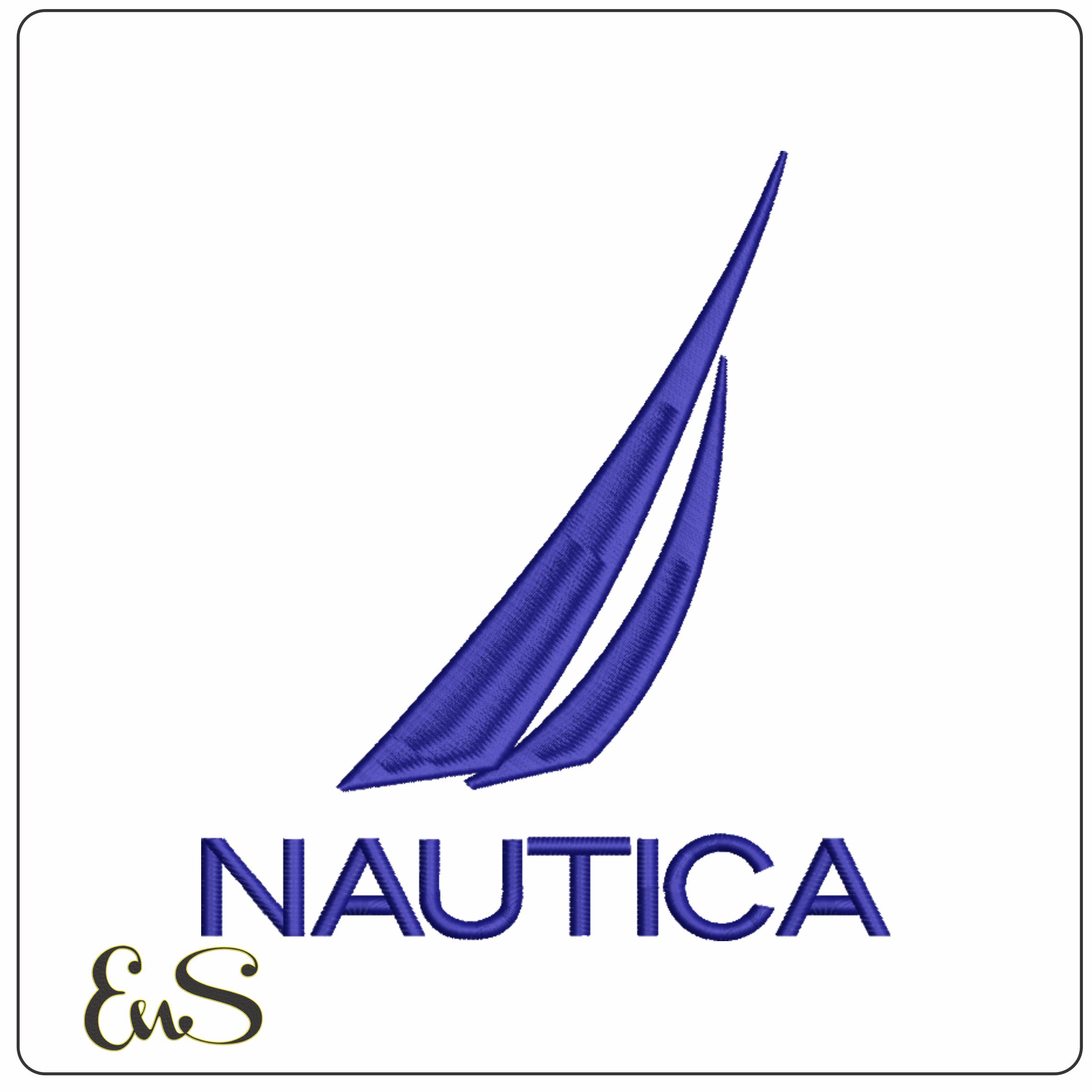 Nautica Sail- Elegant embroidery design file - instant download