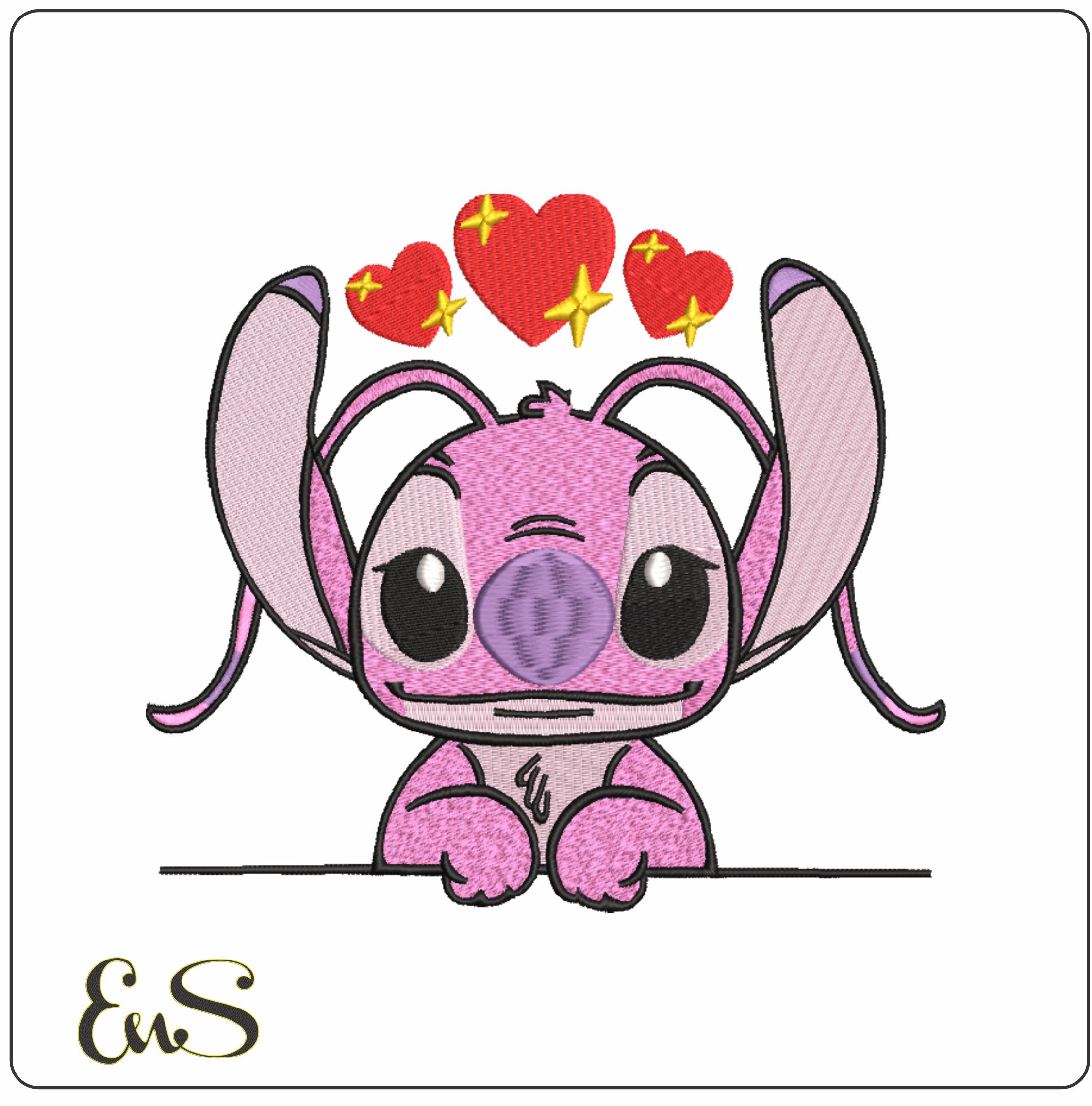 Angel Stitch- Elegant embroidery design file - instant download