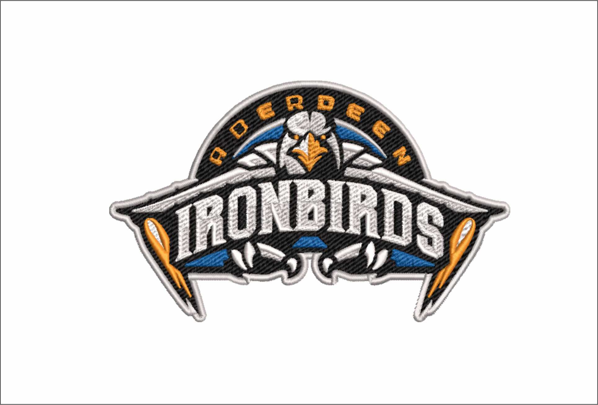 Aberdeen-IronBirds-Logo-2013- Elegant embroidery design file - instant download