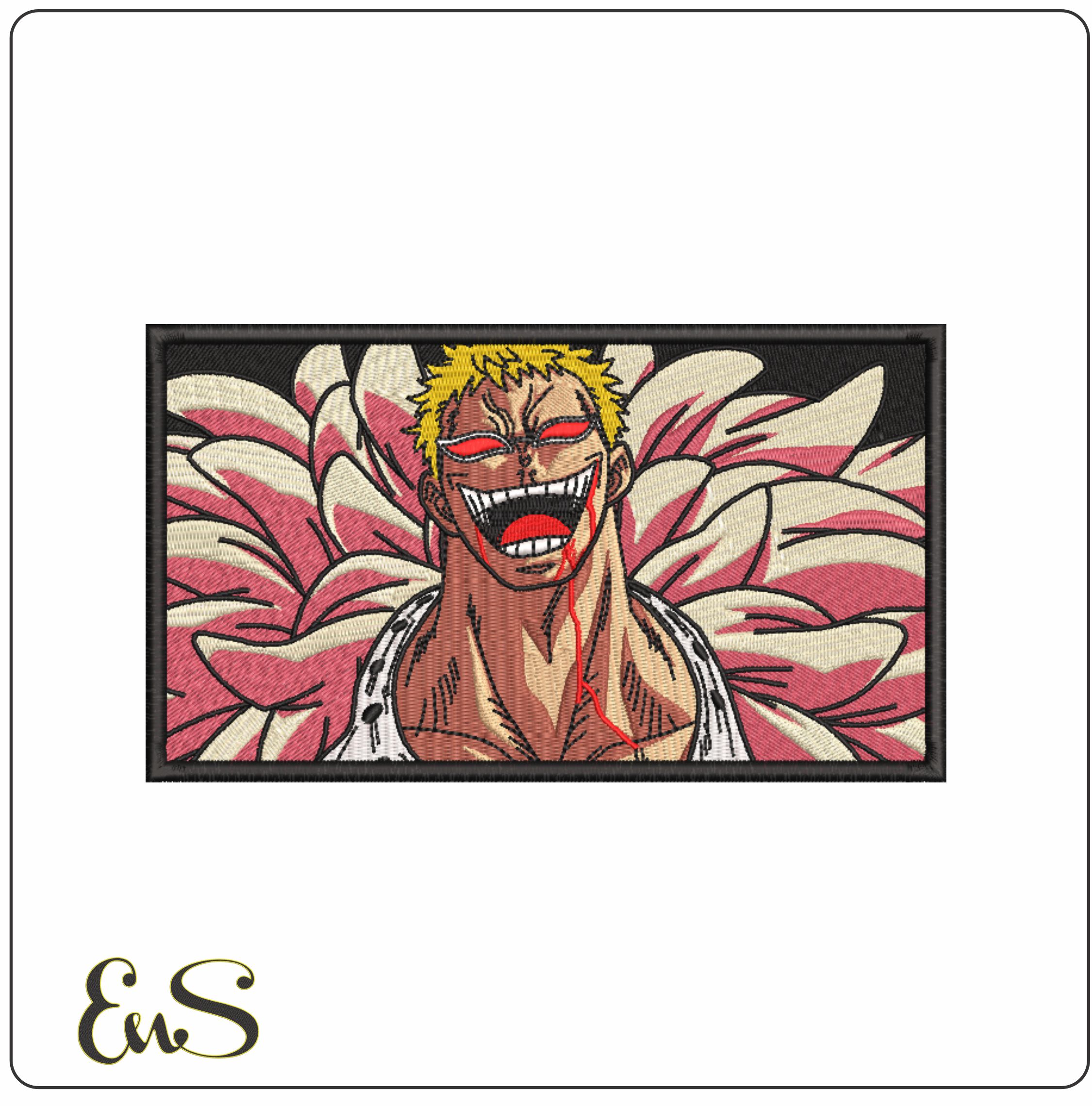 Donquixote Doflamingo -Anime- Elegant embroidery design file - instant download