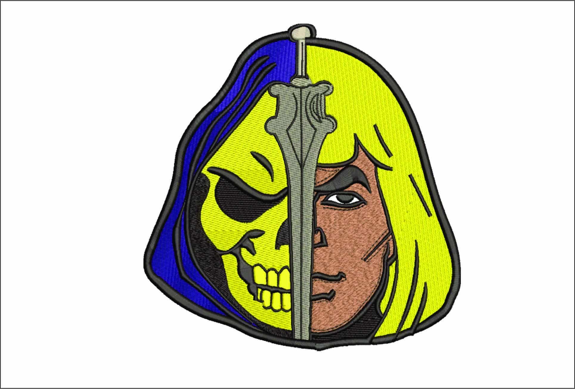 Heman Skeltitor- Elegant embroidery design file - instant download