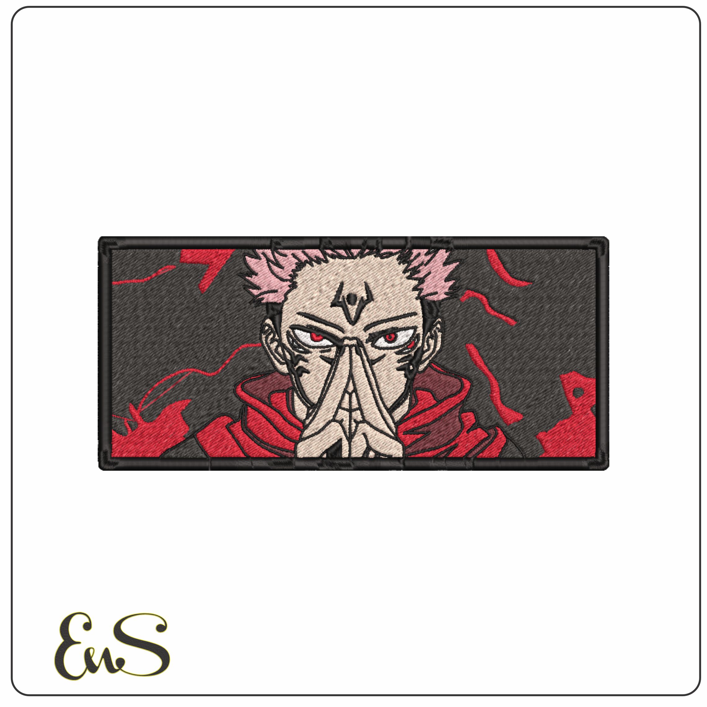 Jujutsu Kaisen Panel- Elegant embroidery design file - instant download