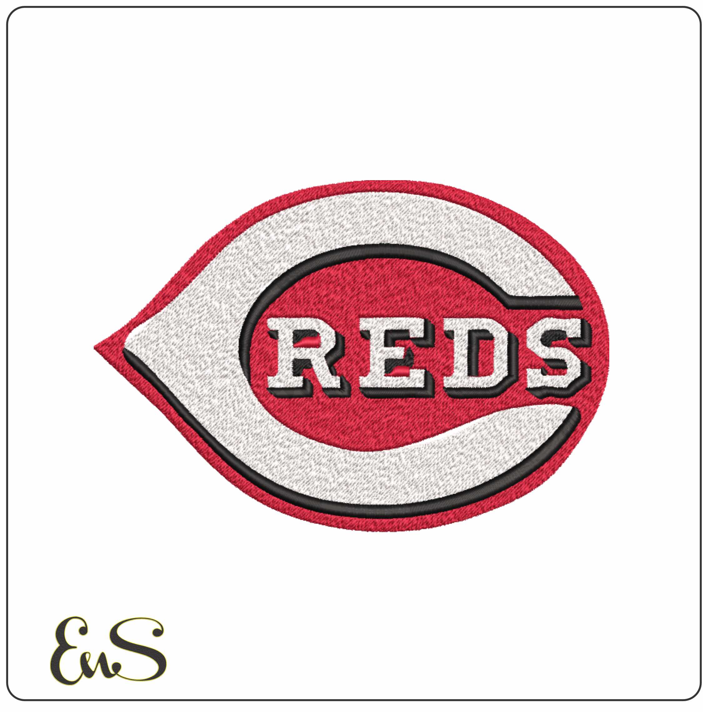 NFL Reds- Elegant embroidery design file - instant download