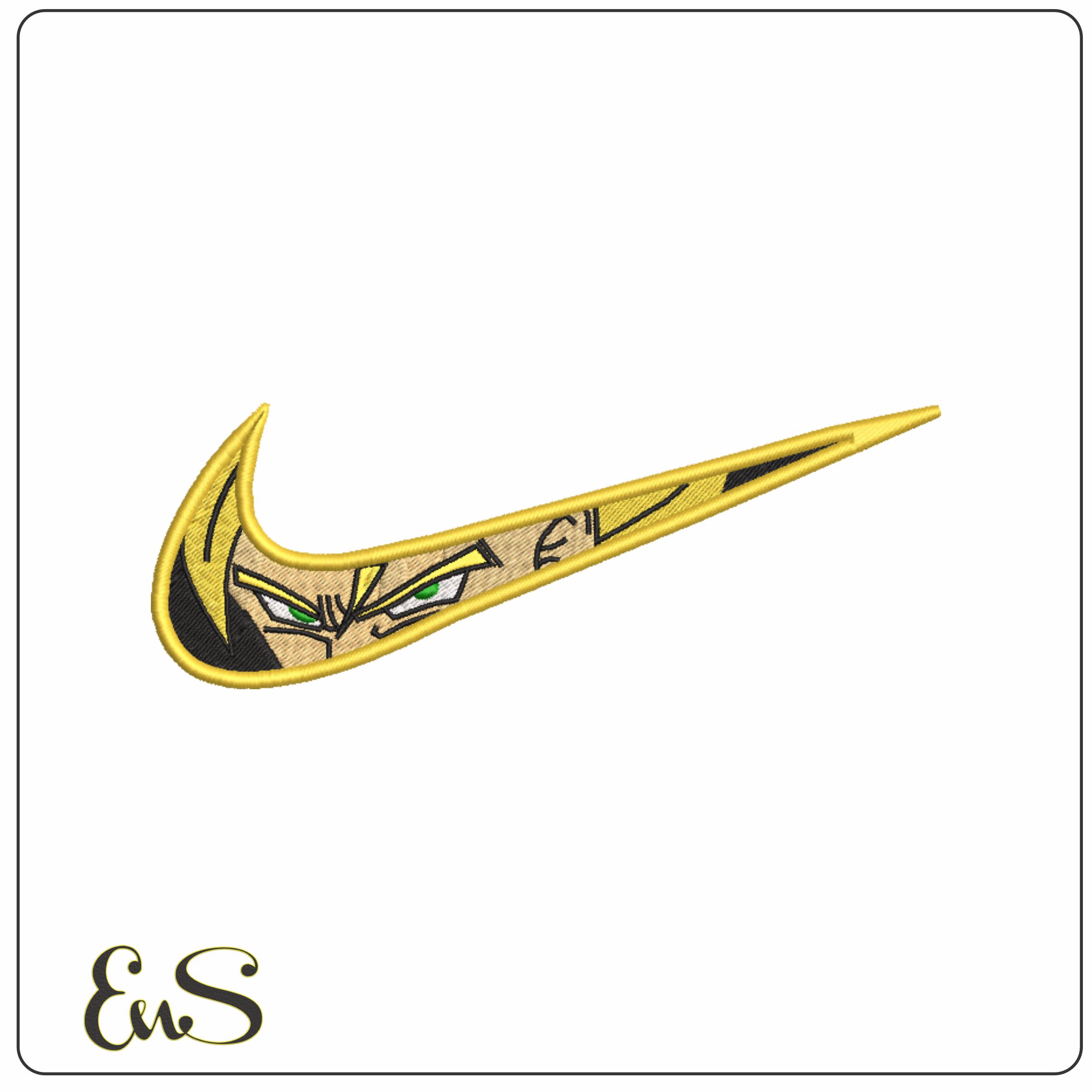 Nike Guko Eye - Anime- Elegant embroidery design file - instant download