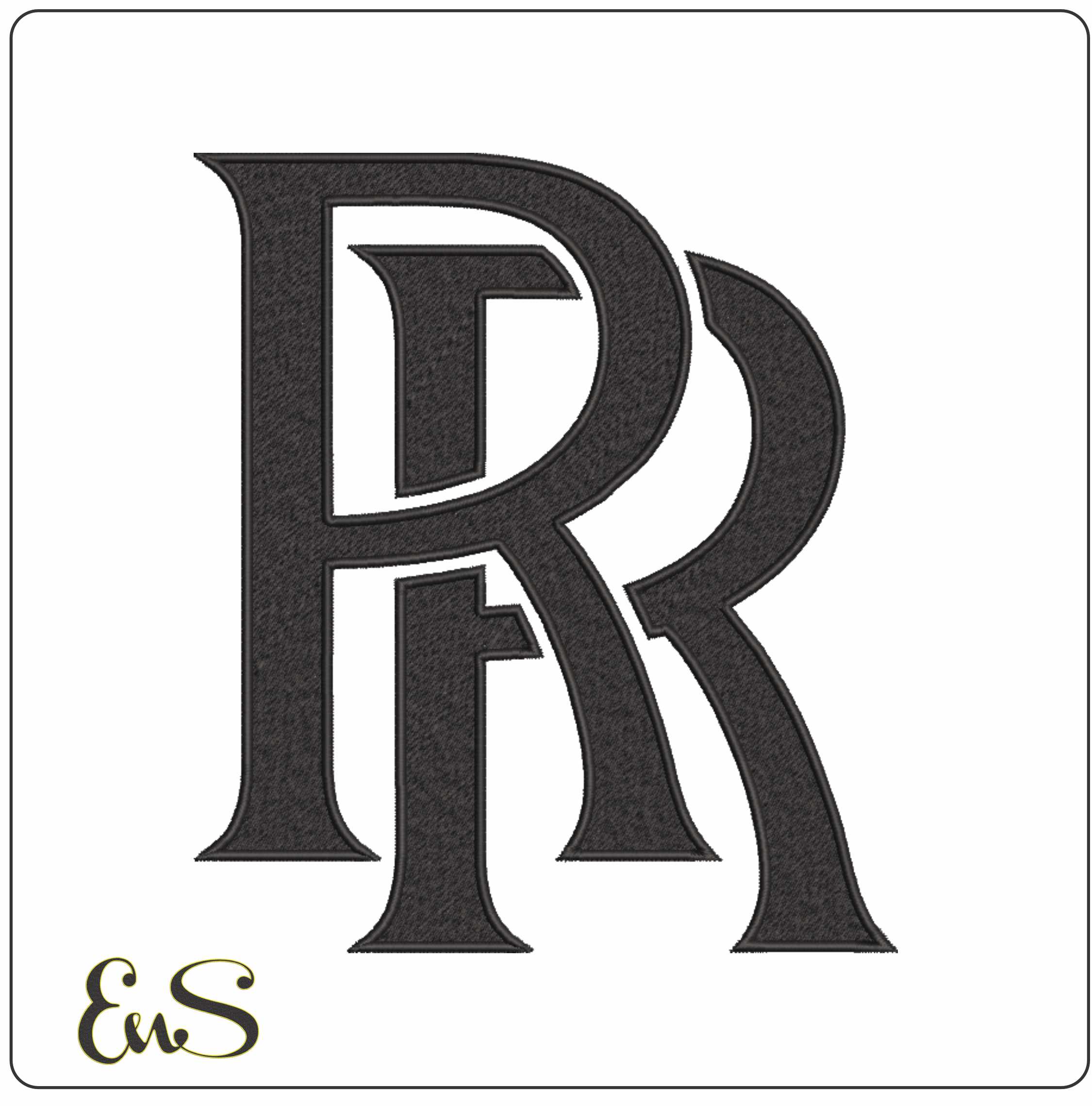 Rolls Royce Outlined- Elegant embroidery design file - instant download