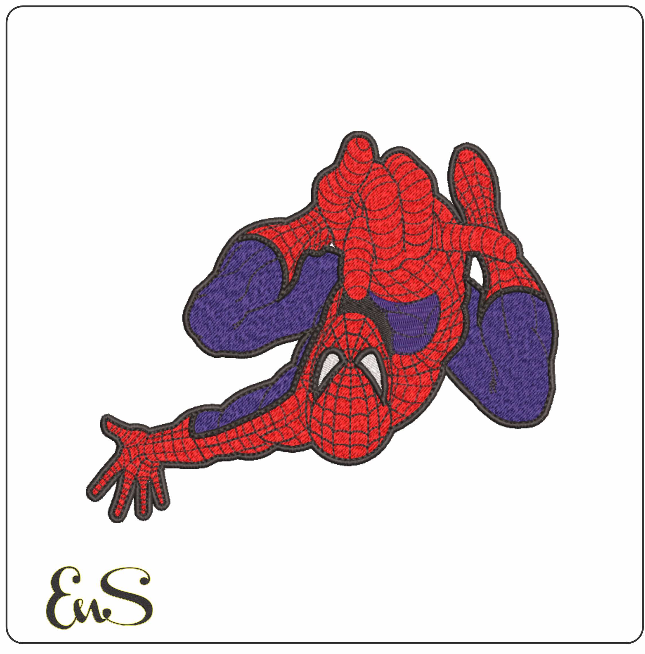 Spiderman- Elegant embroidery design file - instant download