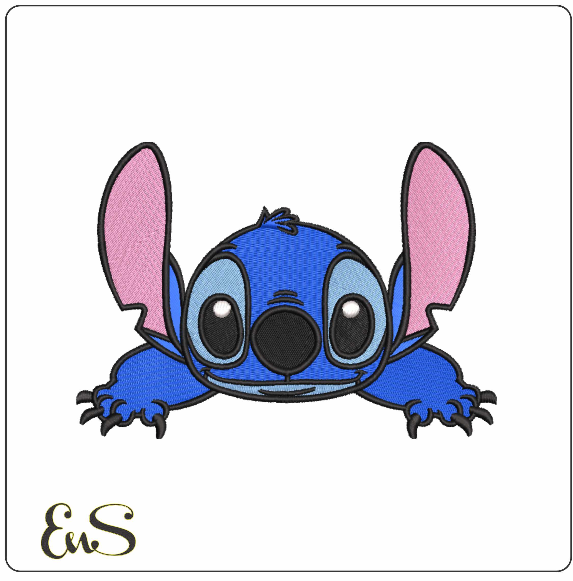 Stitch Laying down- Elegant embroidery design file - instant download