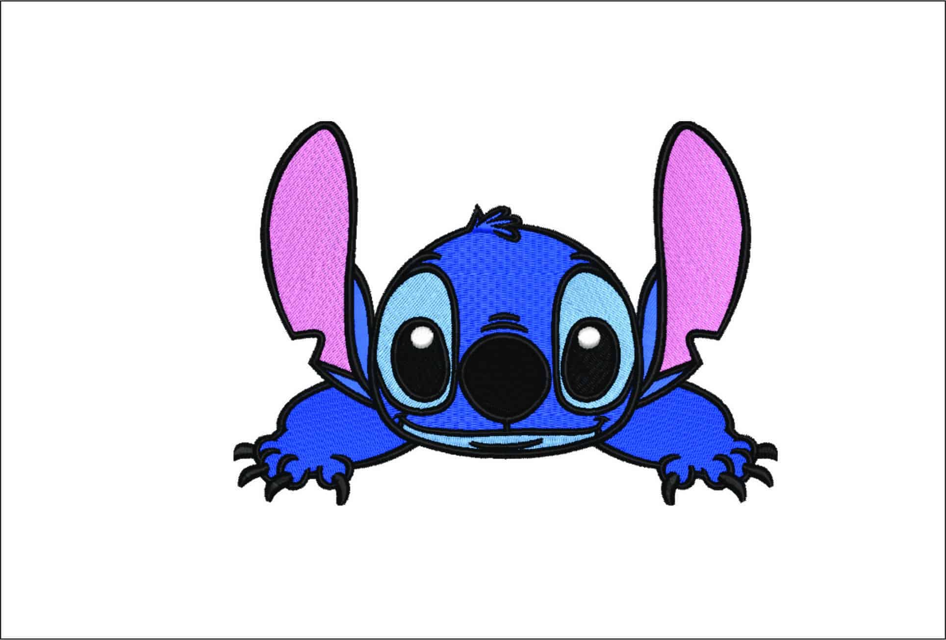 Stitch Laying down- Elegant embroidery design file - instant download