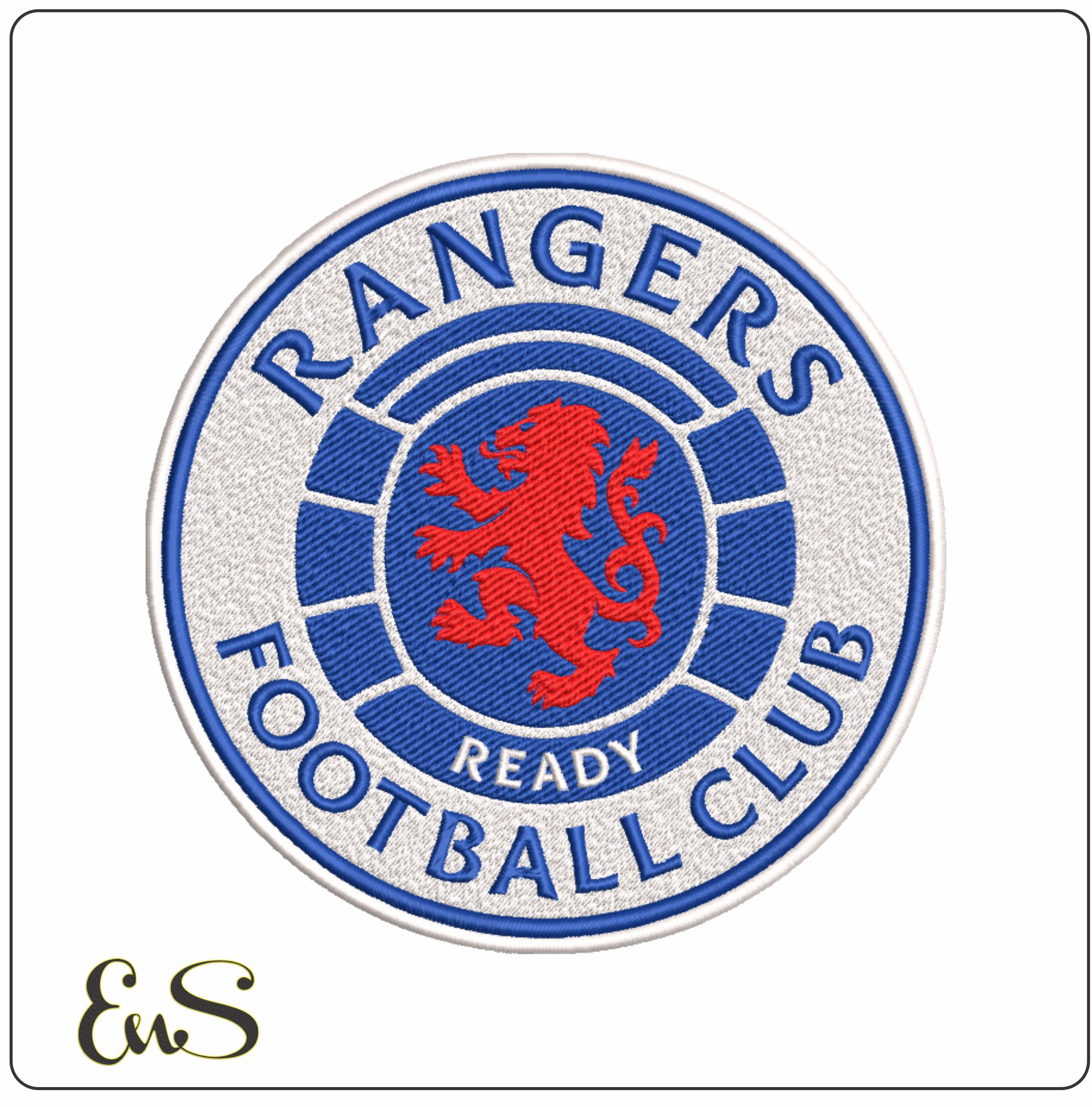 Rangers- Elegant embroidery design file - instant download
