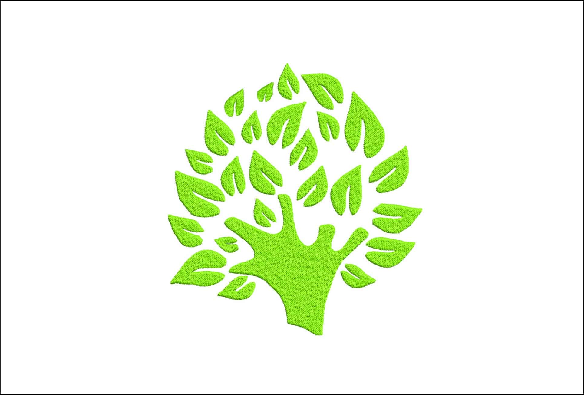 Bishopswood Tree- Elegant embroidery design file - instant download