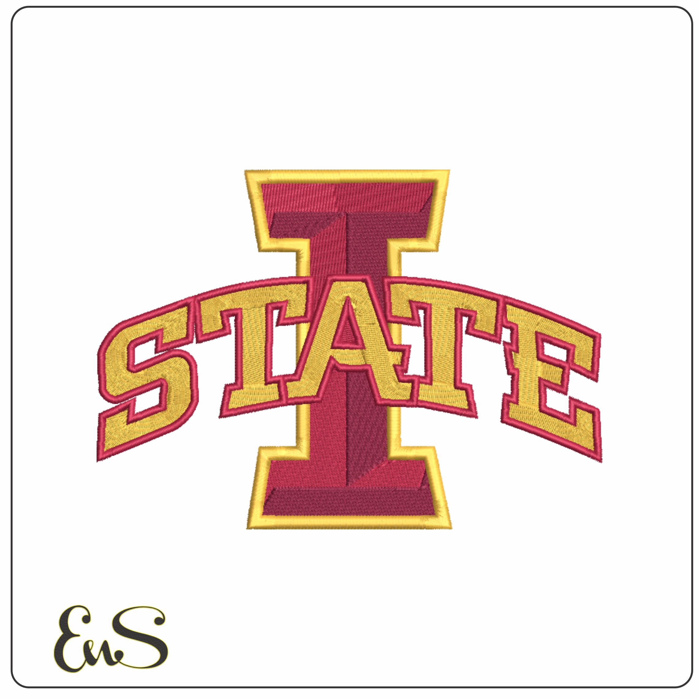 I State Cyclones - Iowa State University Athletics Cyclones embroidery design - Logo embroidery machine pattern embroidery file