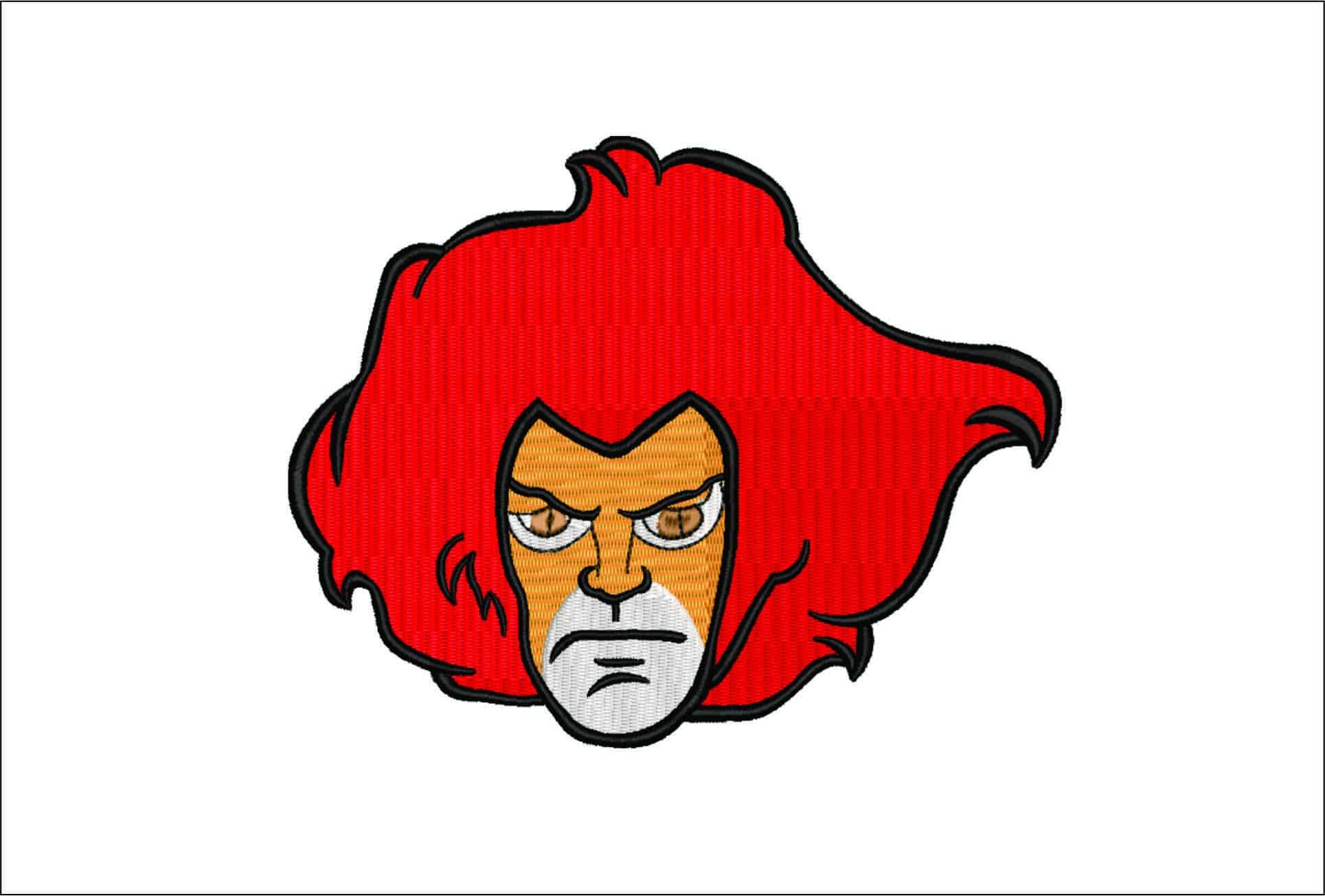 Lion-O- Thundercats- Elegant embroidery design file - instant download