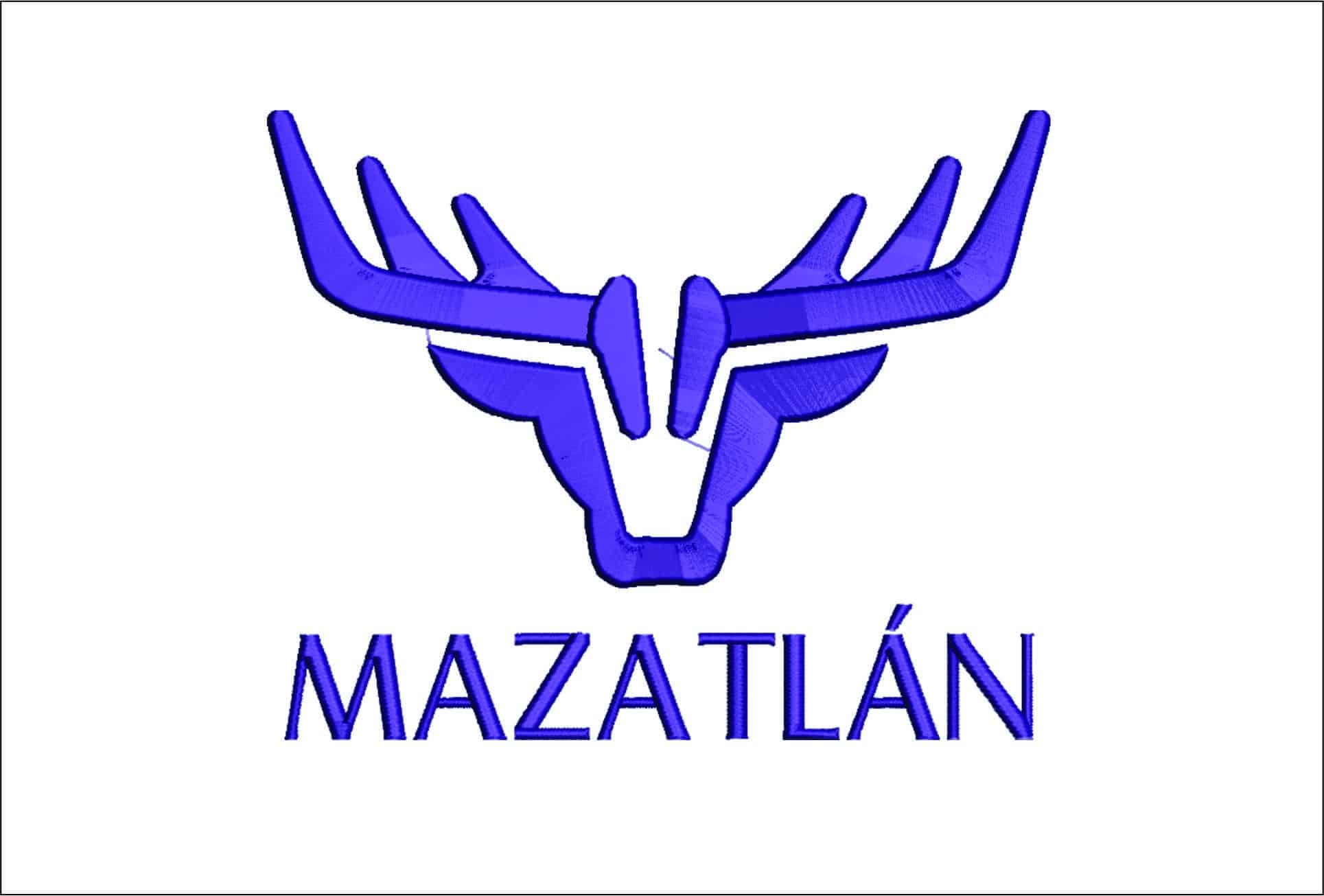 Mazatlan- Elegant embroidery design file - instant download