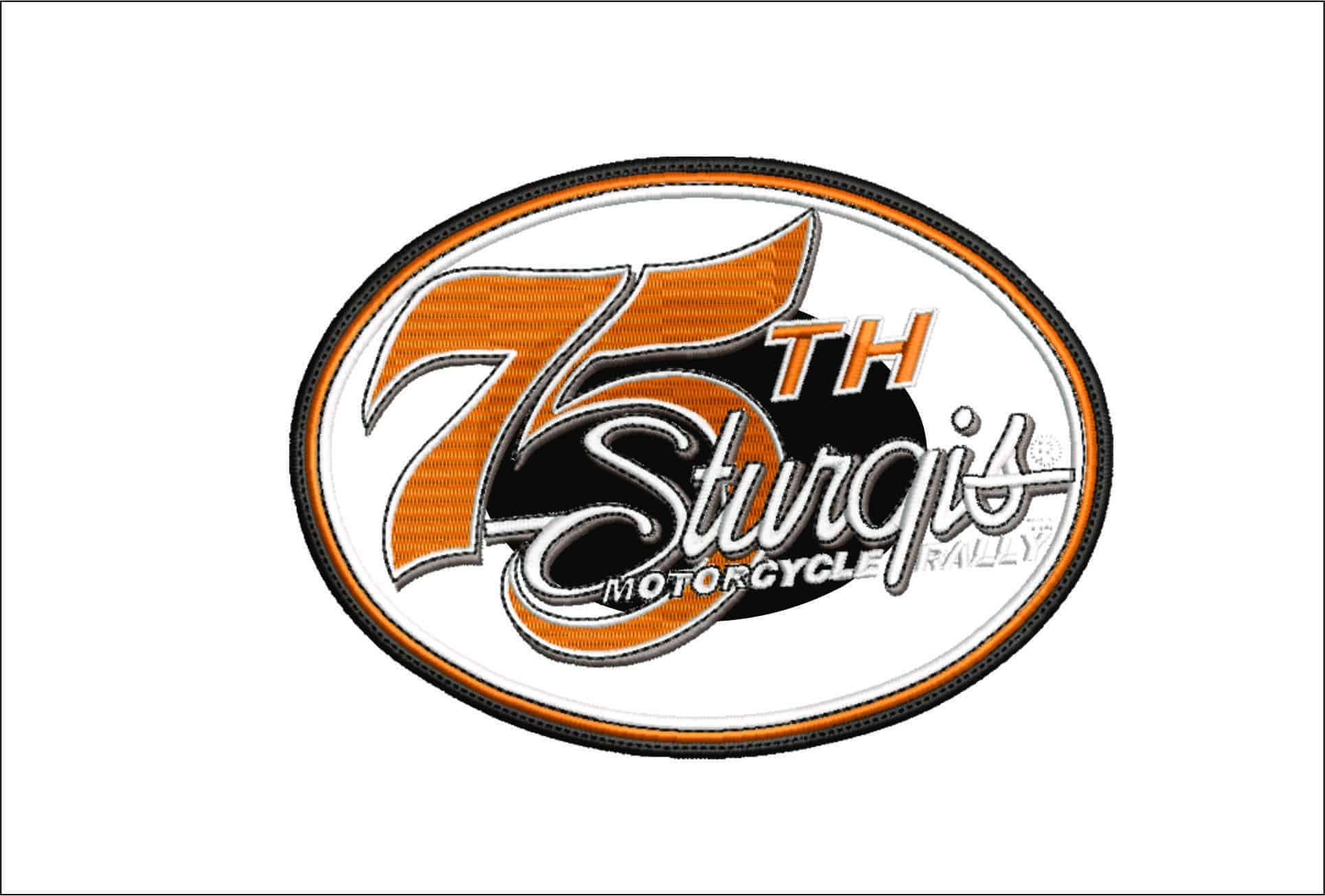 75th Sturgis- Elegant embroidery design file - instant download