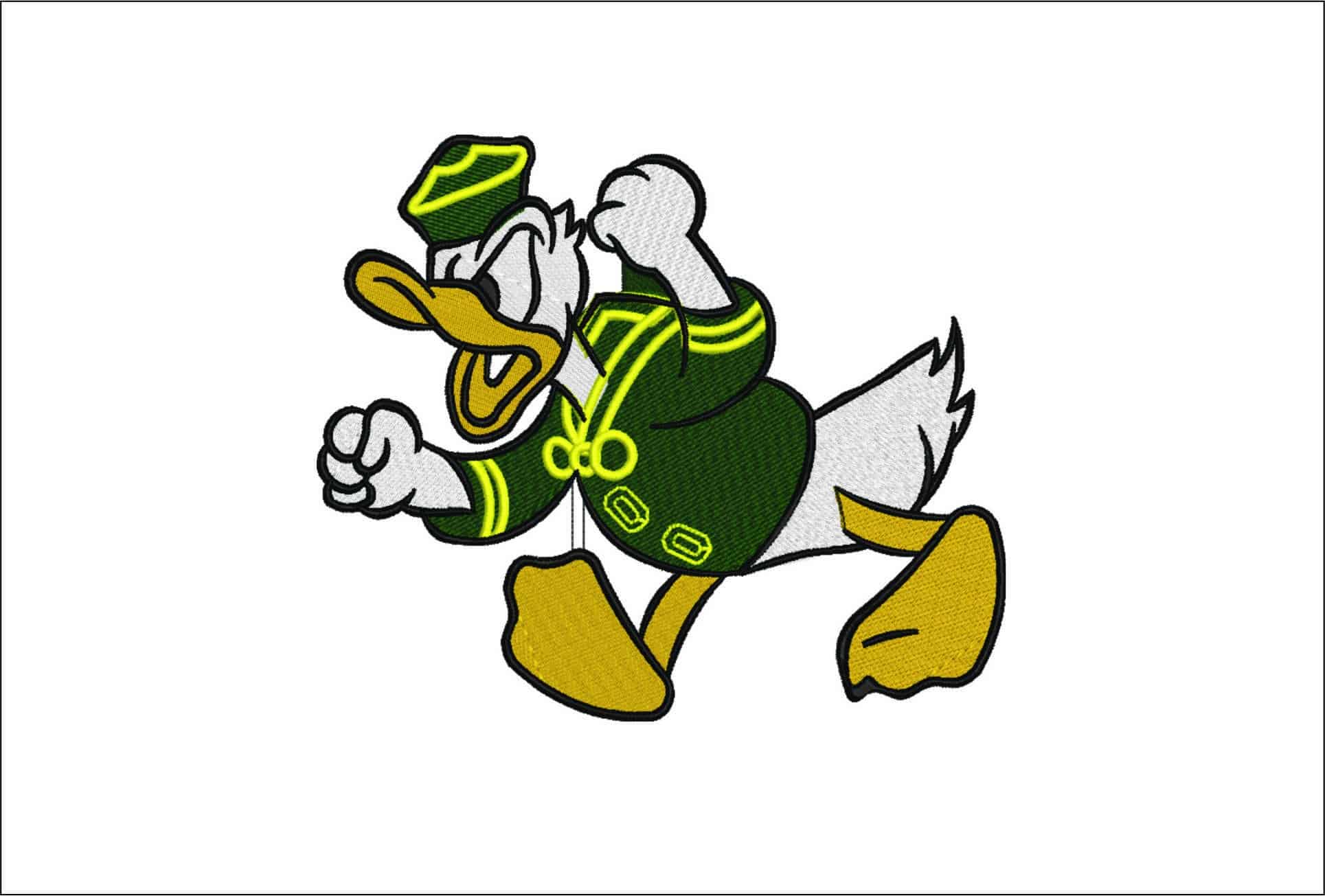 O what a Duck 74-Elegant embroidery design file - instant download