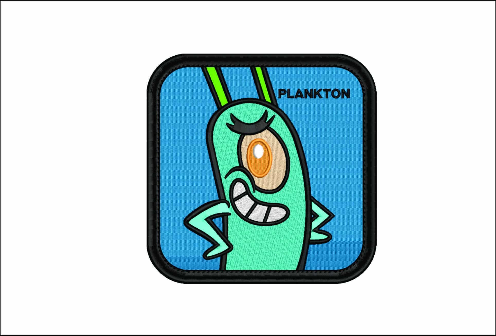 Plankton Frame-Elegant embroidery design file - instant download