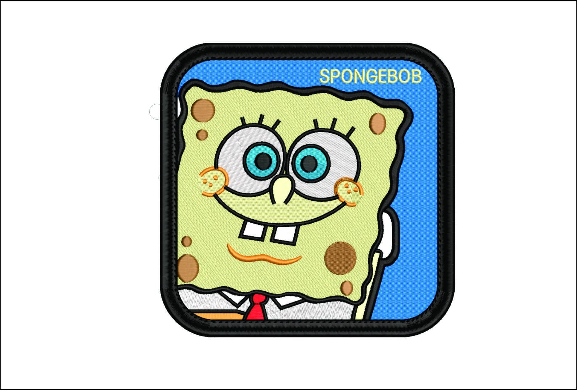 SpongeBob Frame-Elegant embroidery design file - instant download