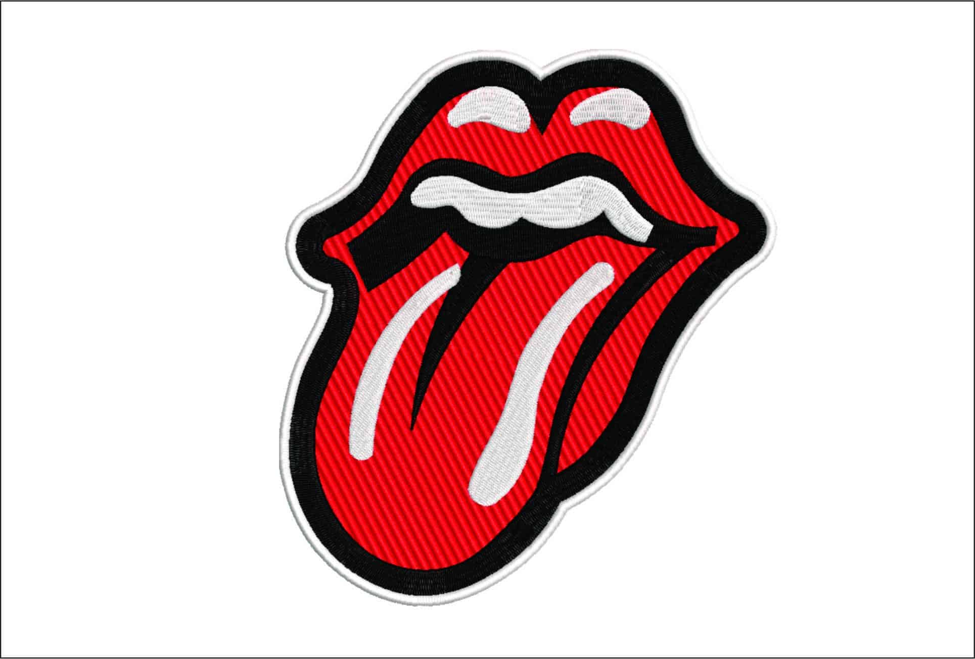Tongue Rolling Stones-Elegant embroidery design file - instant download