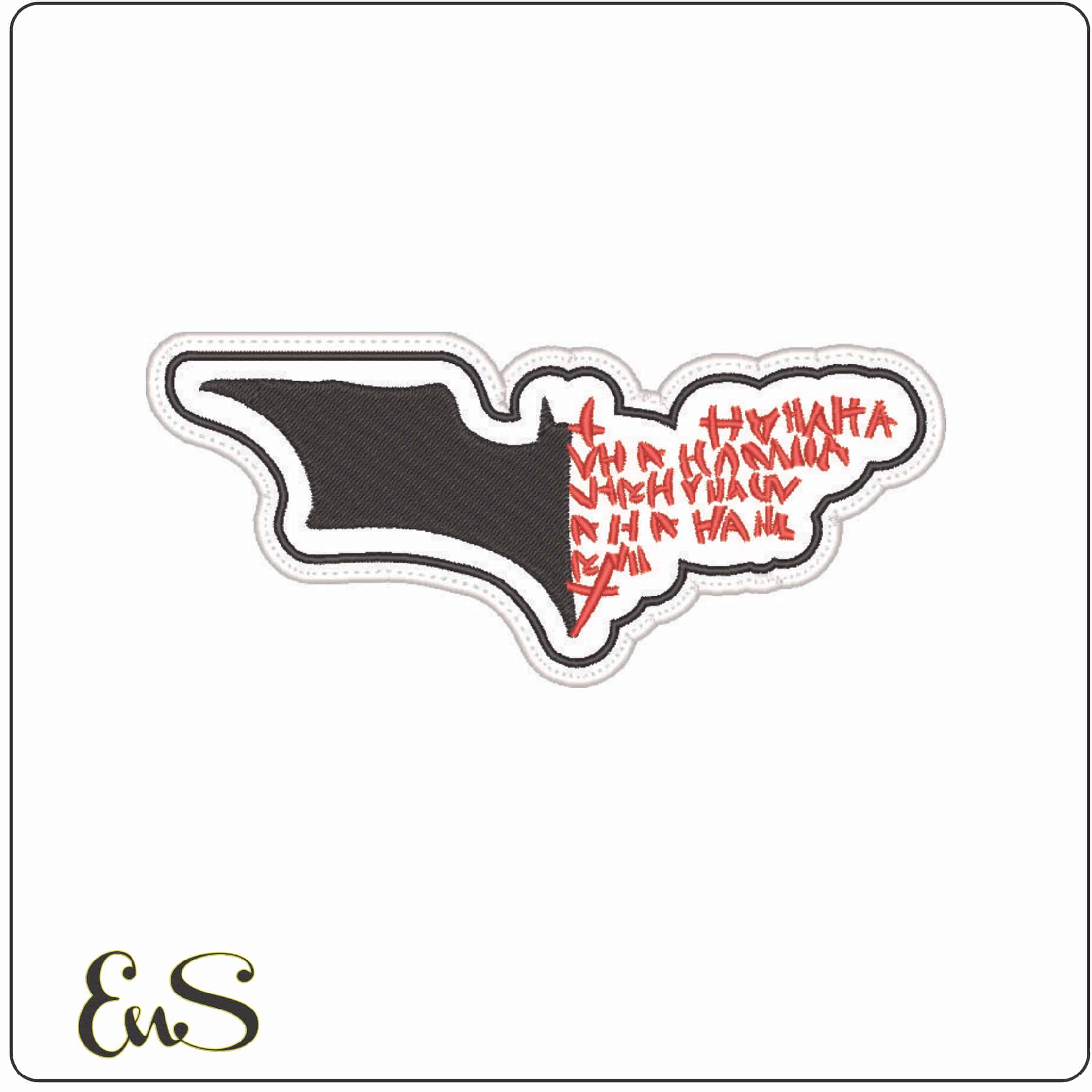 Batman HAHAHA Design - DC Comics-Elegant embroidery design file - instant download