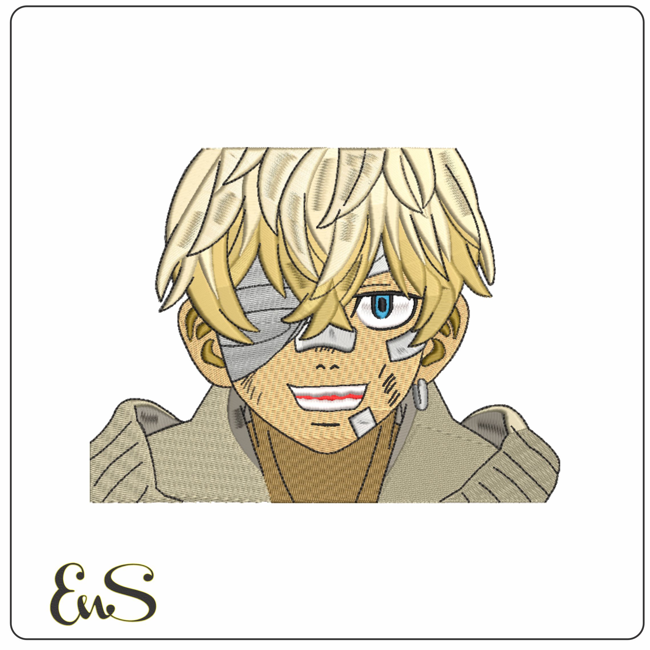 Chifuyu Matsuno - Tokyo Revengers - Anime-Elegant embroidery design file - instant download