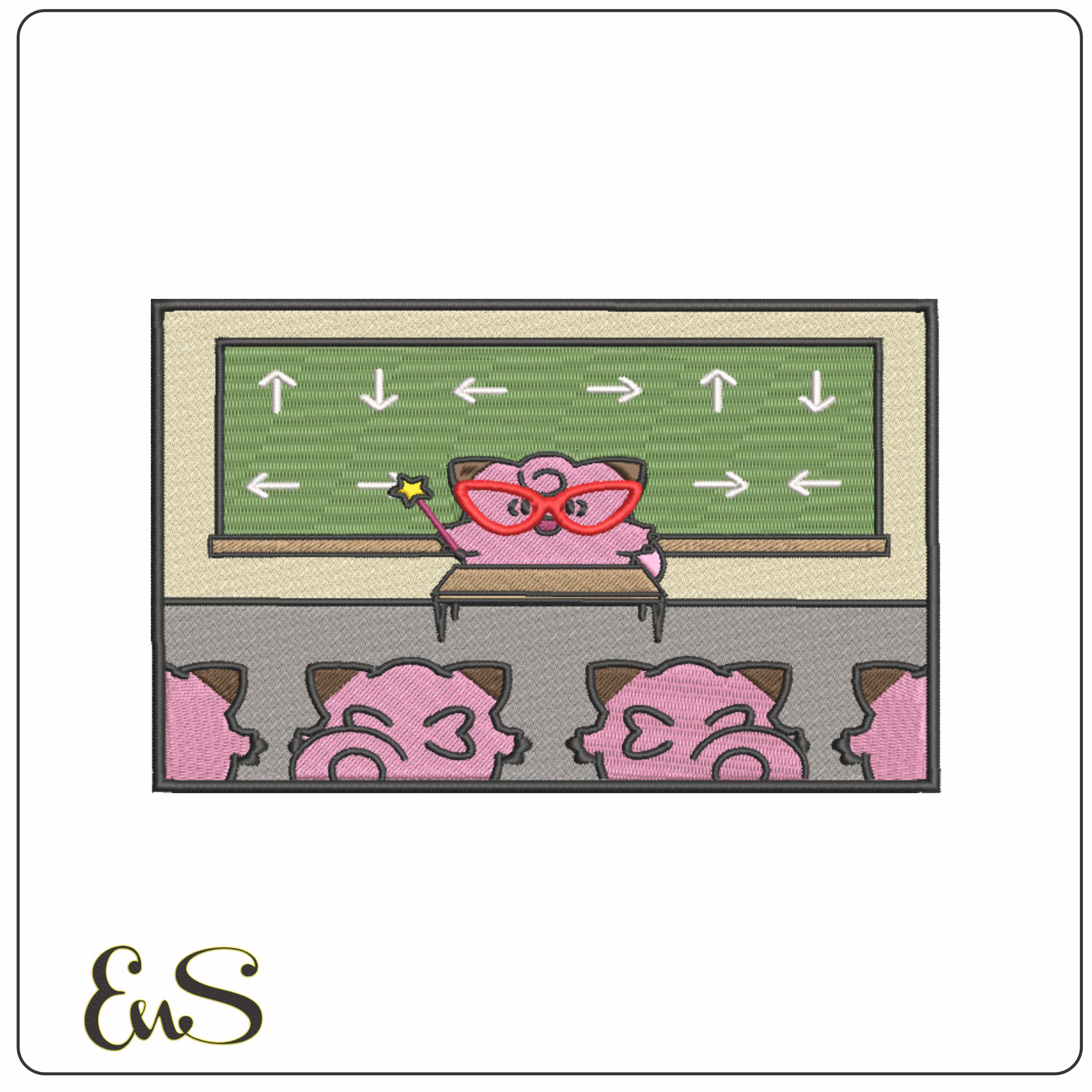 Clefairy Says Game - Pokemon - Anime-Elegant embroidery design file - instant download