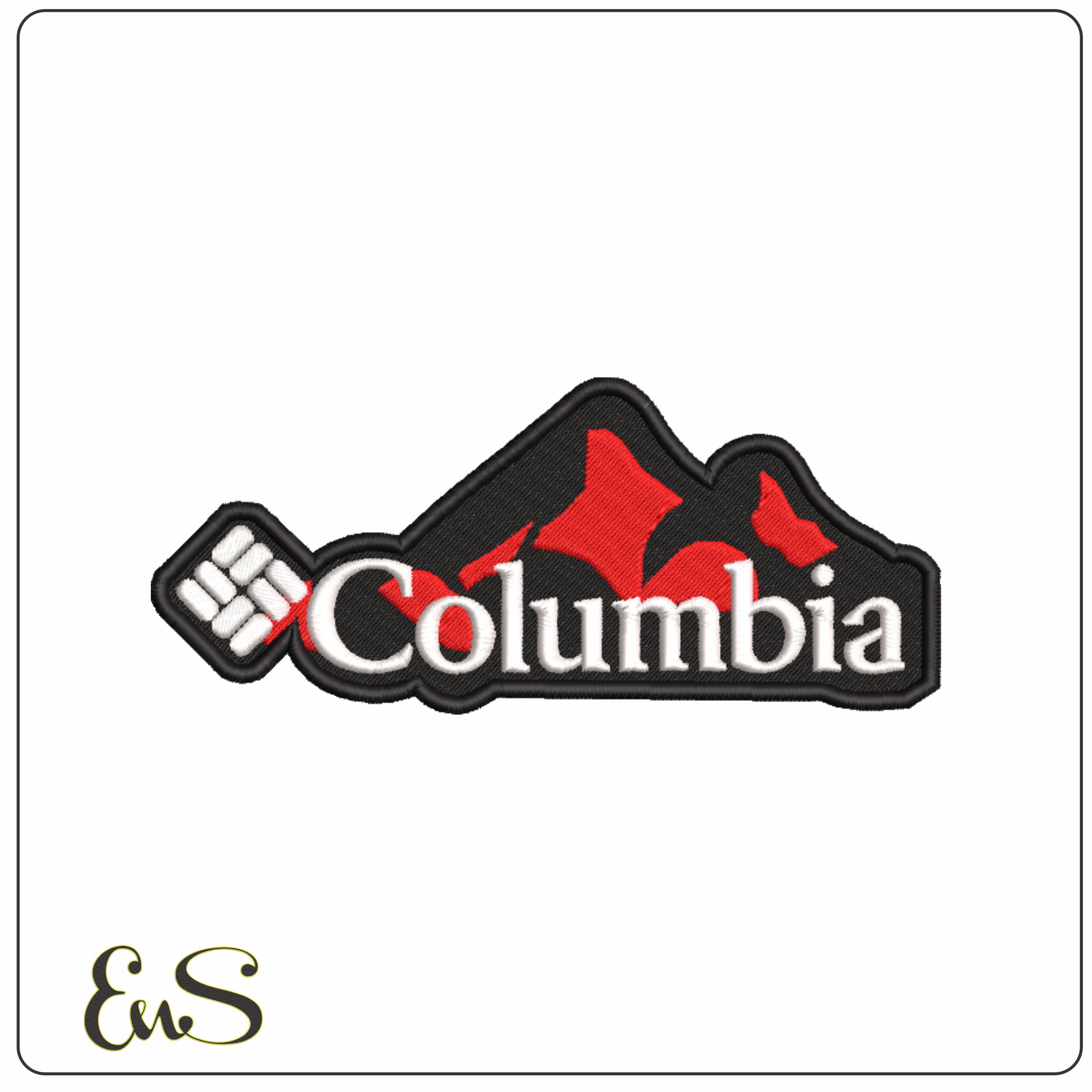 Columbia Mountain Brand-Elegant embroidery design file - instant download