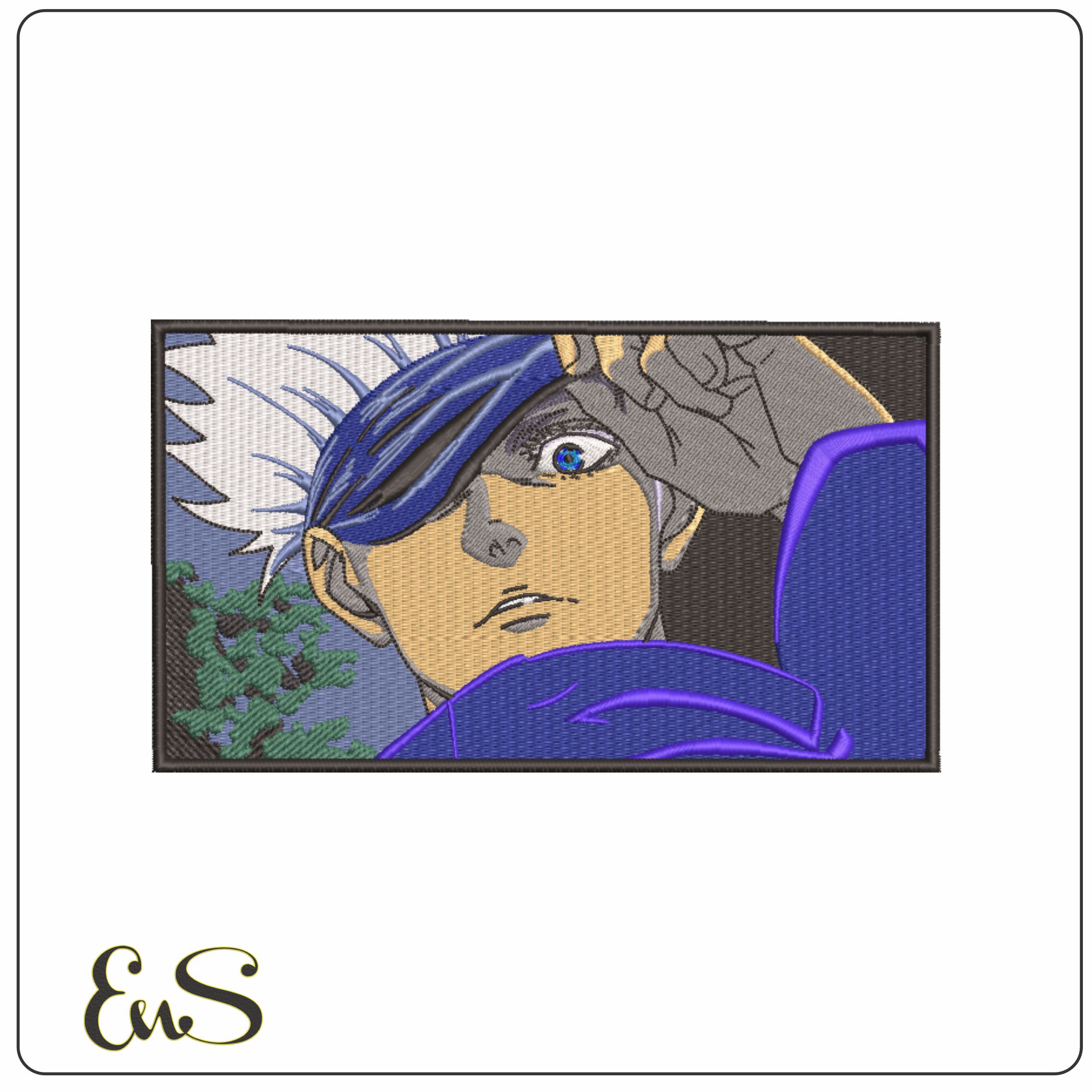 Gojo Satoru Landscape - Anime-Elegant embroidery design file - instant download