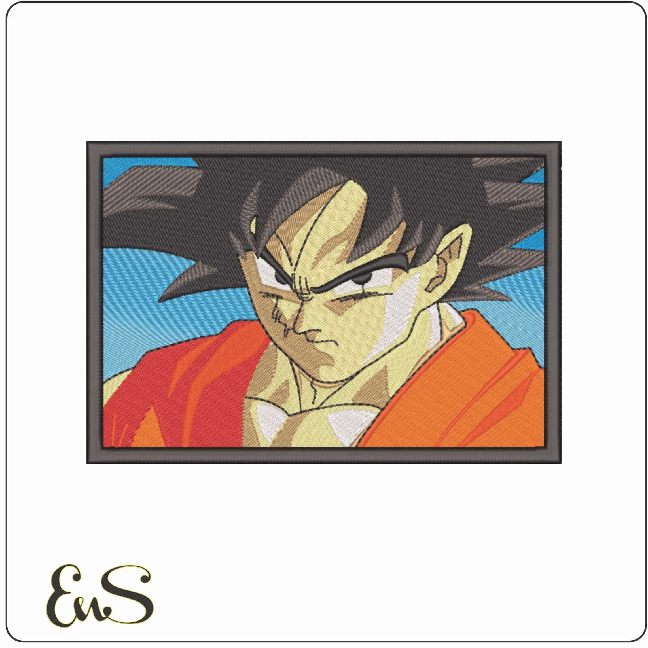 Goku Adult Scoul - Anime-Elegant embroidery design file - instant download